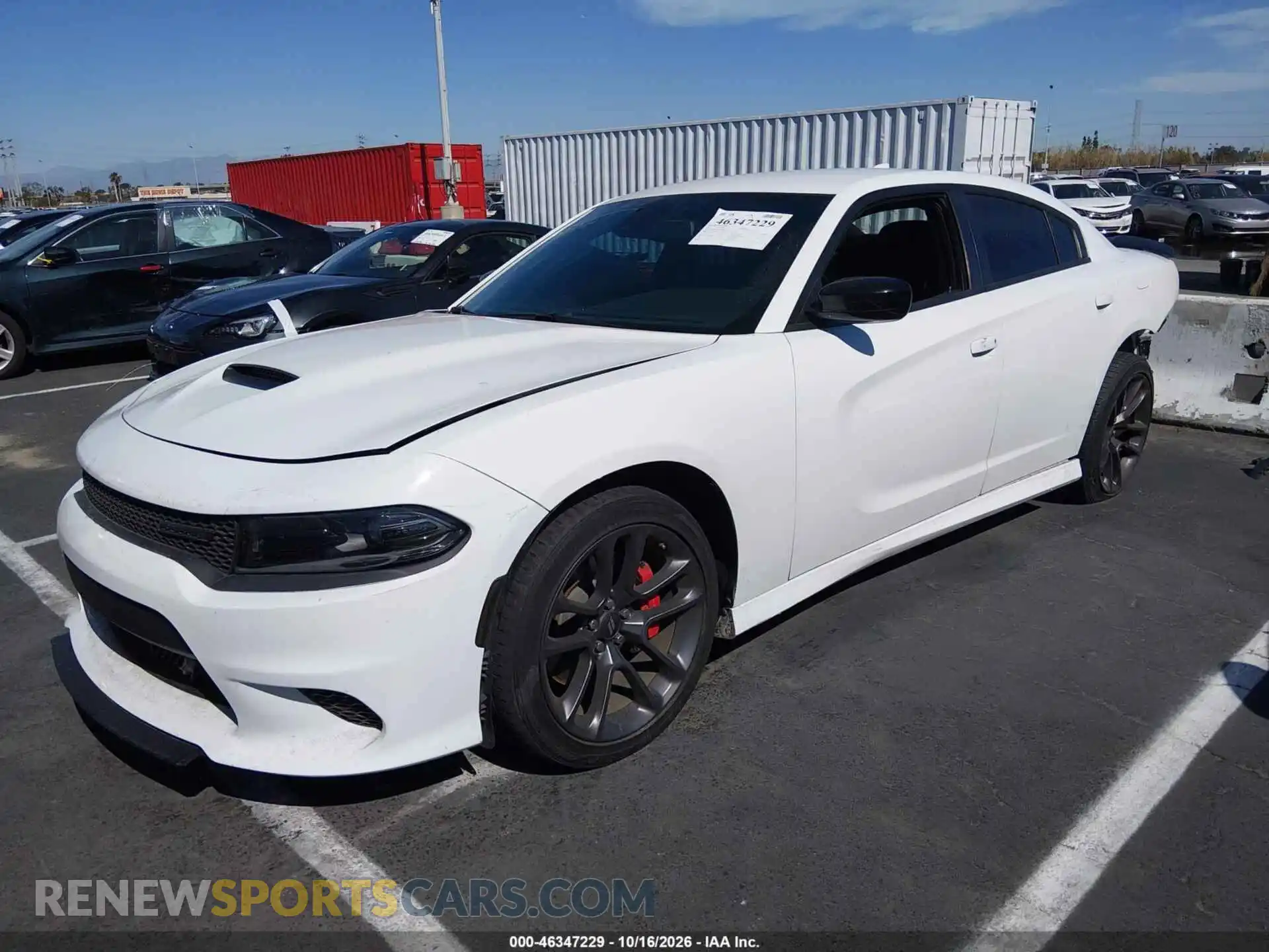 2 Photograph of a damaged car 2C3CDXHG8PH523143 DODGE CHARGER 2023