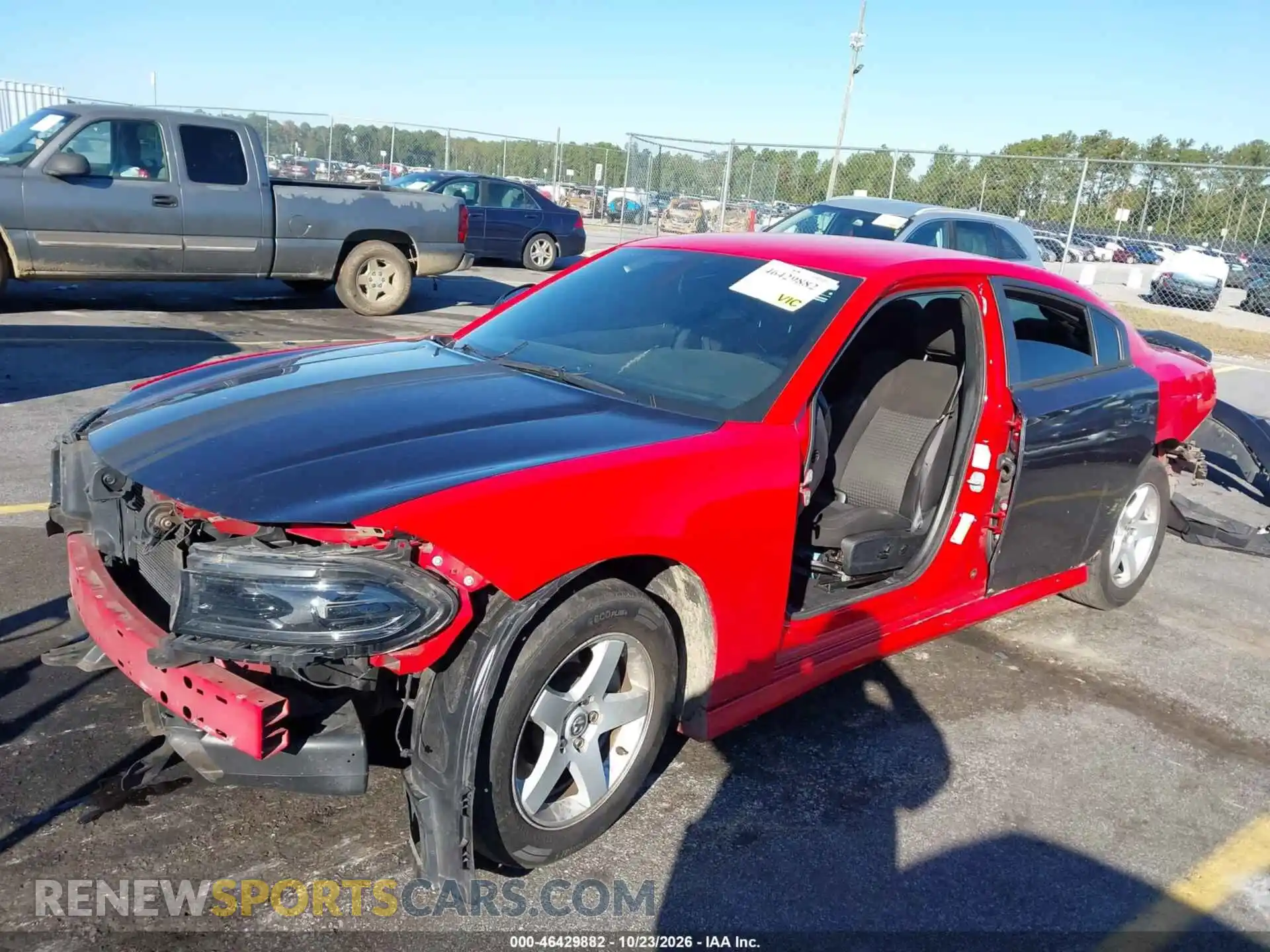 2 fotografías del automóvil dañado 2C3CDXHG8PH529184 DODGE CHARGER 2023