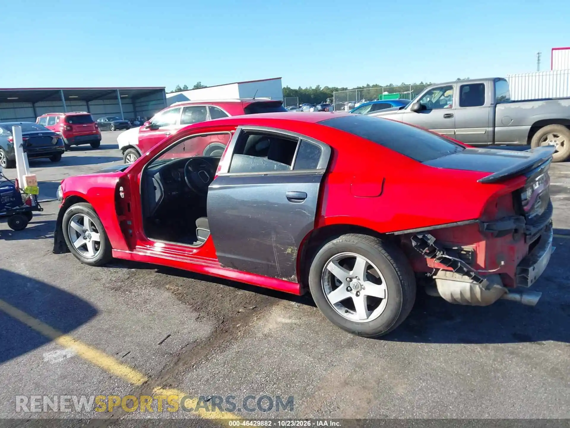 3 fotografías del automóvil dañado 2C3CDXHG8PH529184 DODGE CHARGER 2023