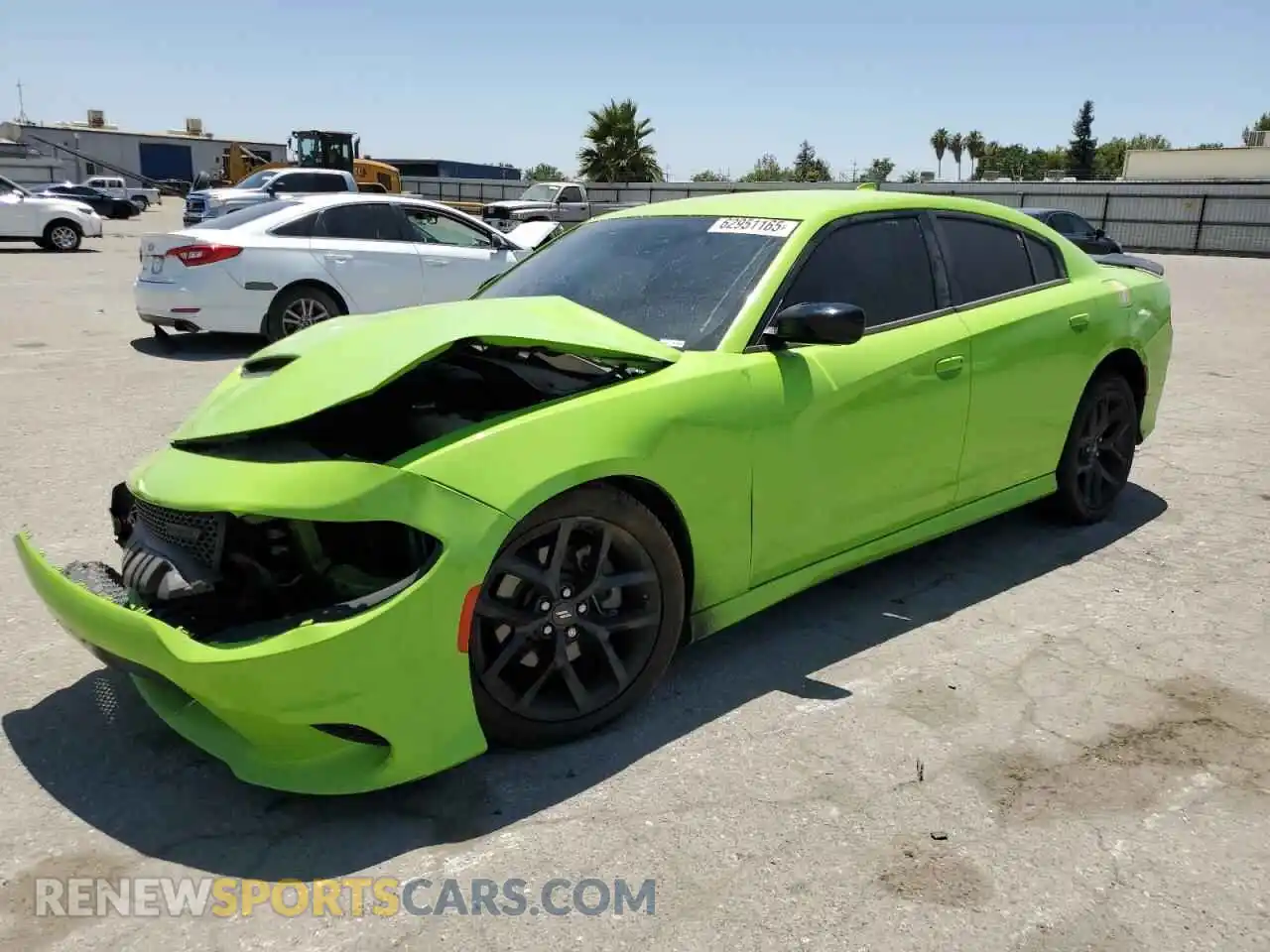 1 Photograph of a damaged car 2C3CDXHG8PH533557 DODGE CHARGER 2023