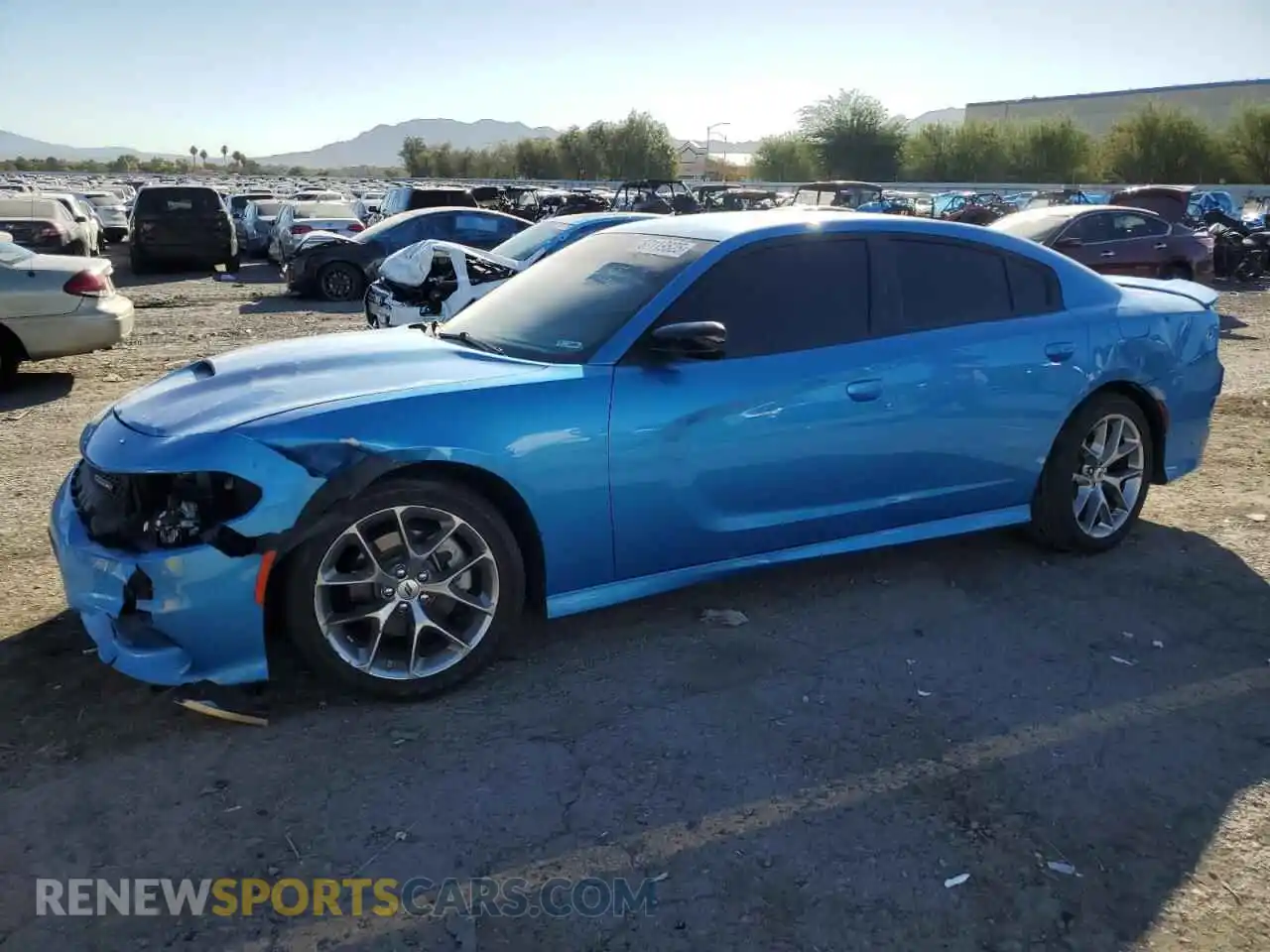 1 fotografías del automóvil dañado 2C3CDXHG8PH598716 DODGE CHARGER 2023