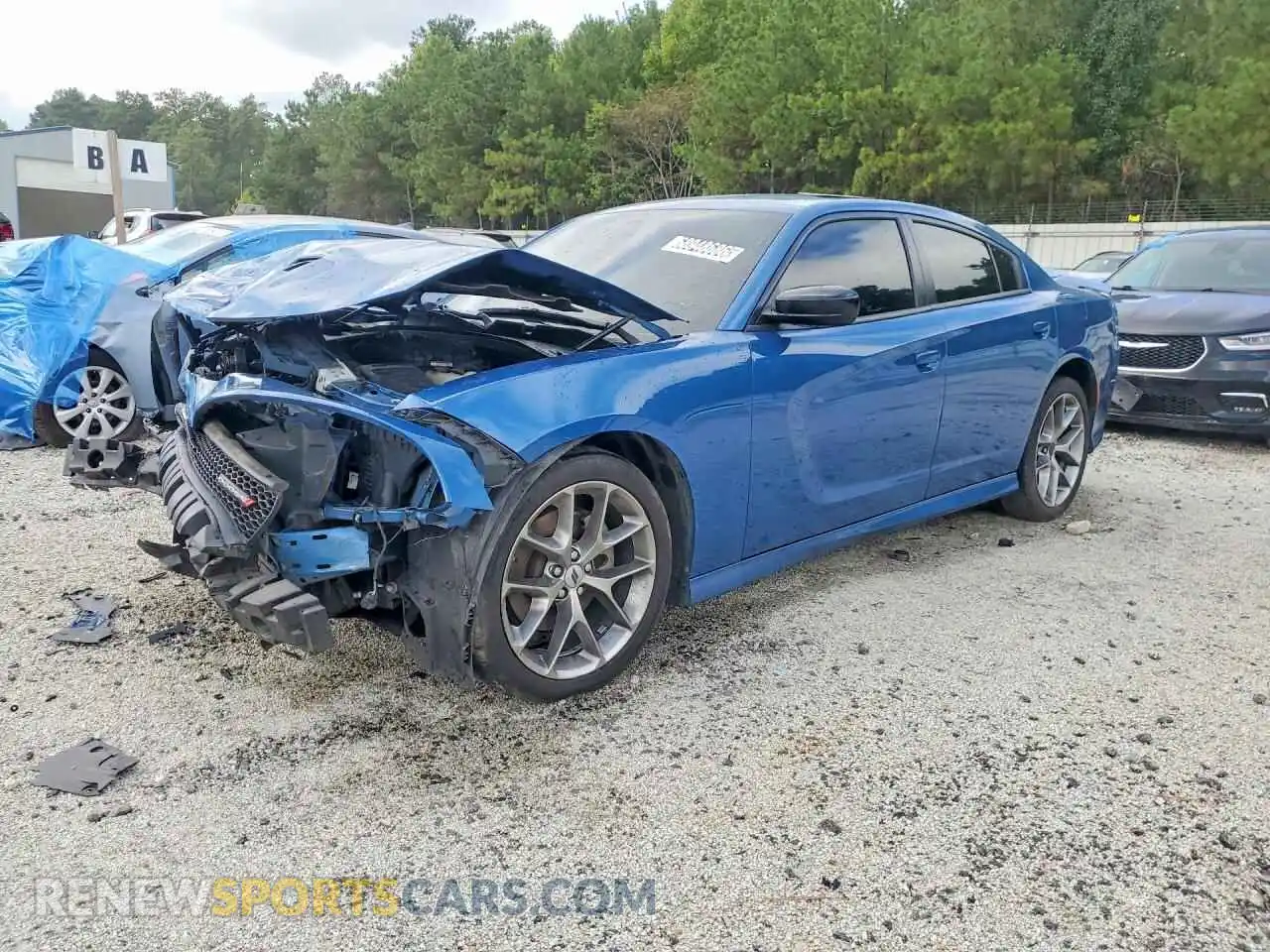 1 fotografías del automóvil dañado 2C3CDXHG8PH603400 DODGE CHARGER 2023