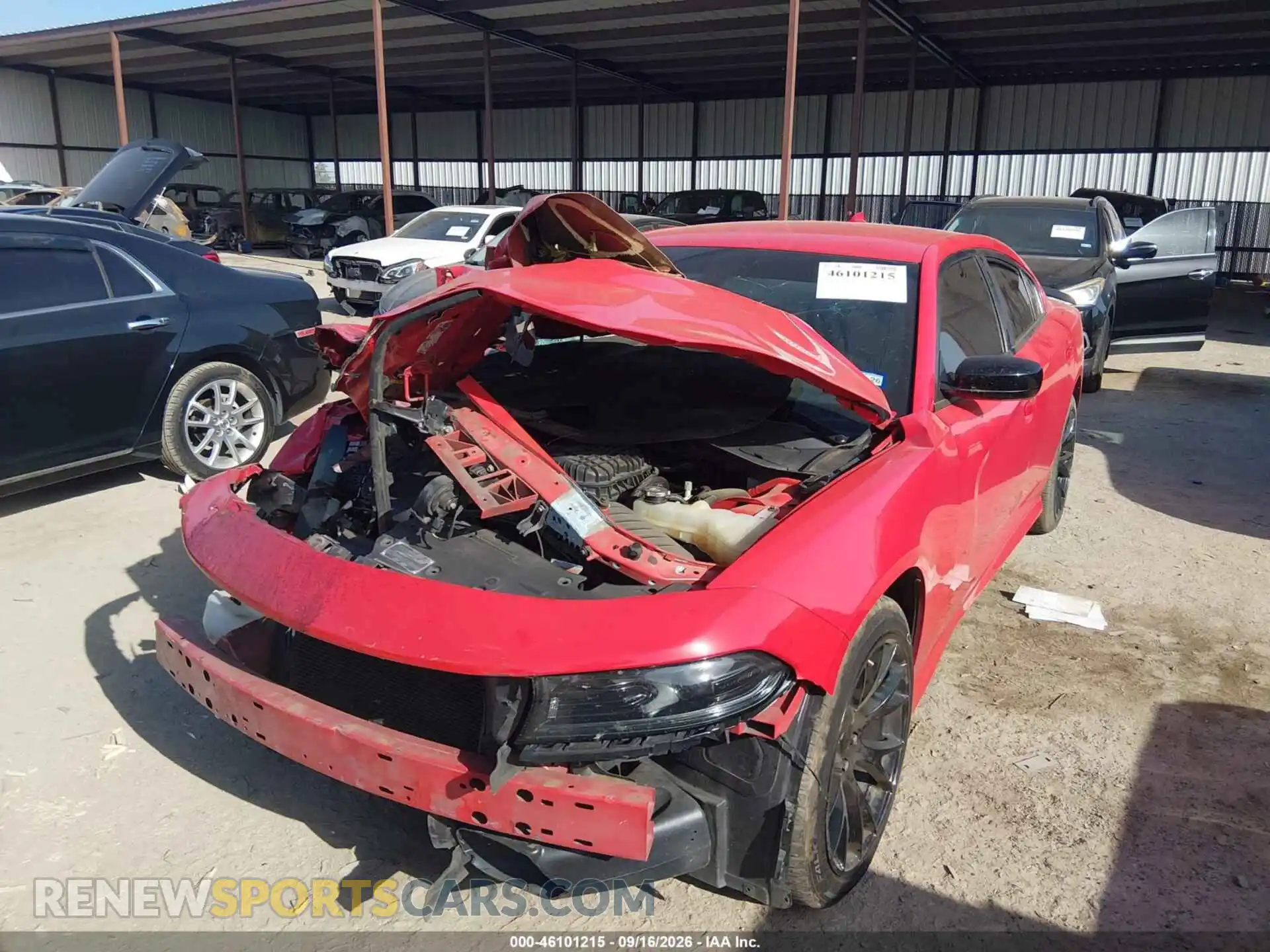 2 Photograph of a damaged car 2C3CDXHG8PH607124 DODGE CHARGER 2023