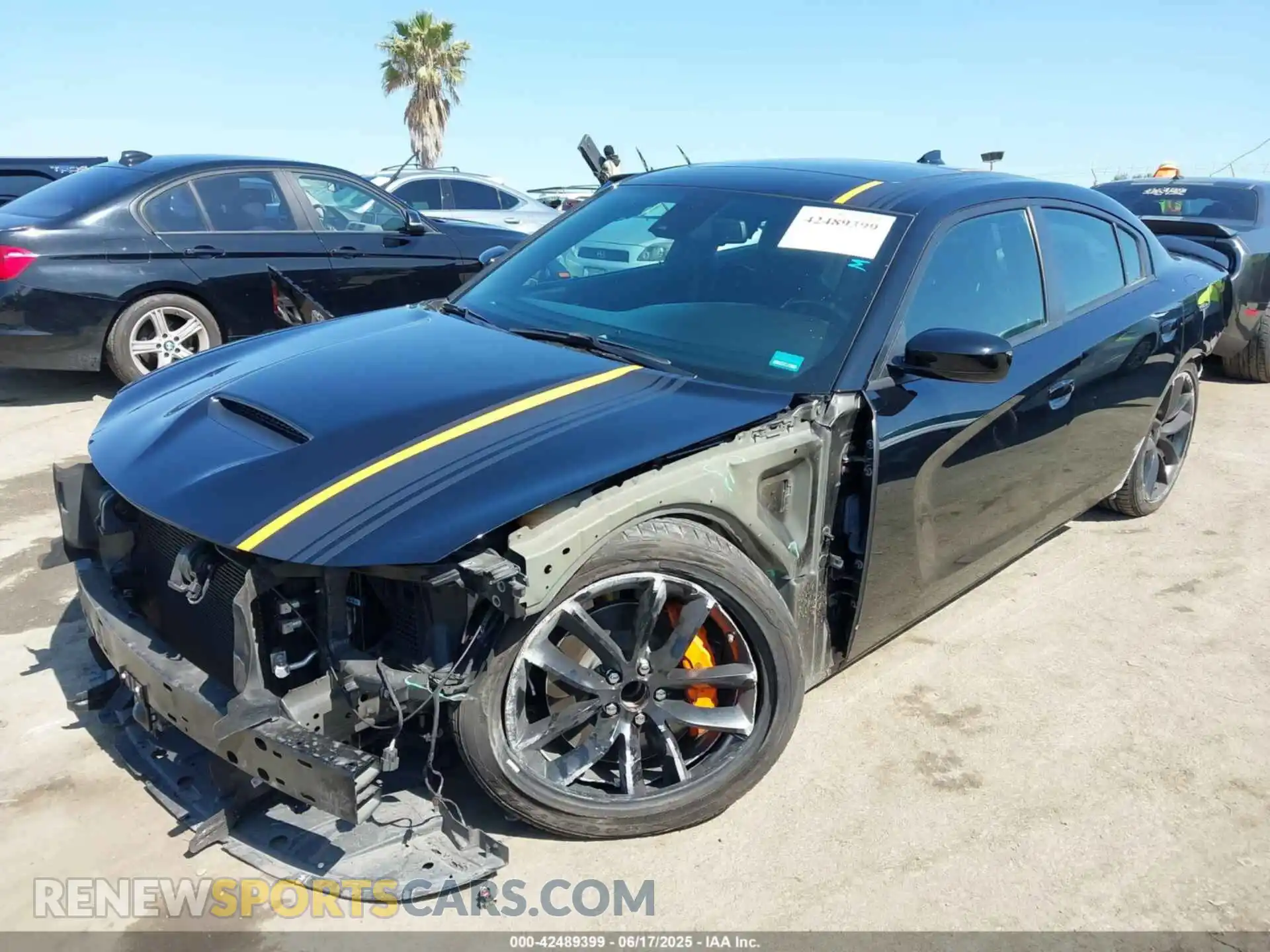 2 Photograph of a damaged car 2C3CDXHG8PH638843 DODGE CHARGER 2023