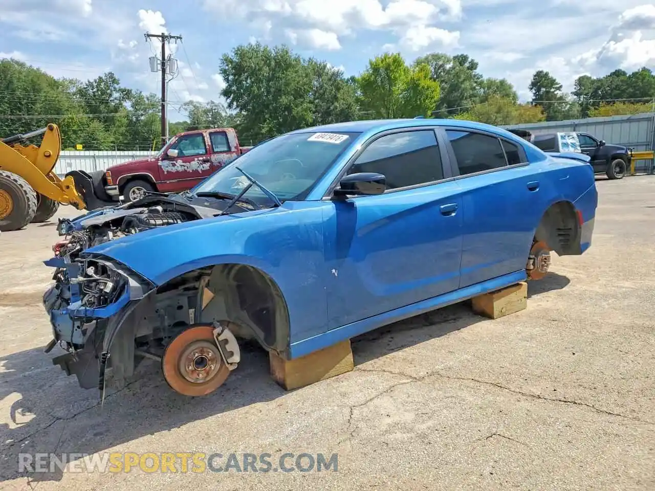 1 Photograph of a damaged car 2C3CDXHG9PH522311 DODGE CHARGER 2023