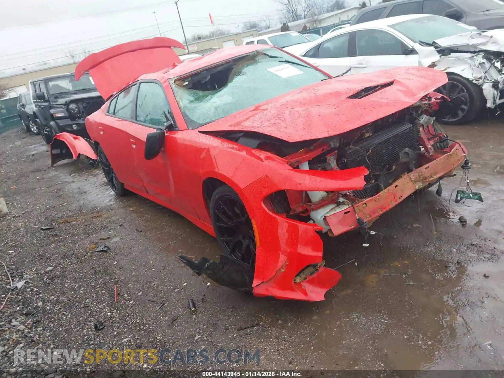 1 Photograph of a damaged car 2C3CDXHG9PH529839 DODGE CHARGER 2023