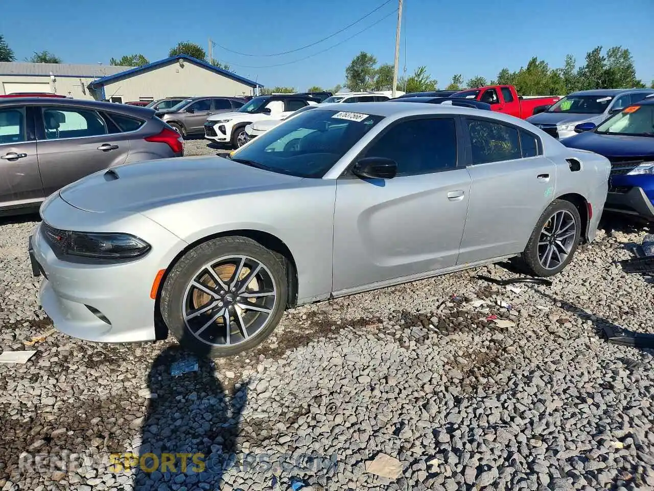 1 Photograph of a damaged car 2C3CDXHG9PH579866 DODGE CHARGER 2023