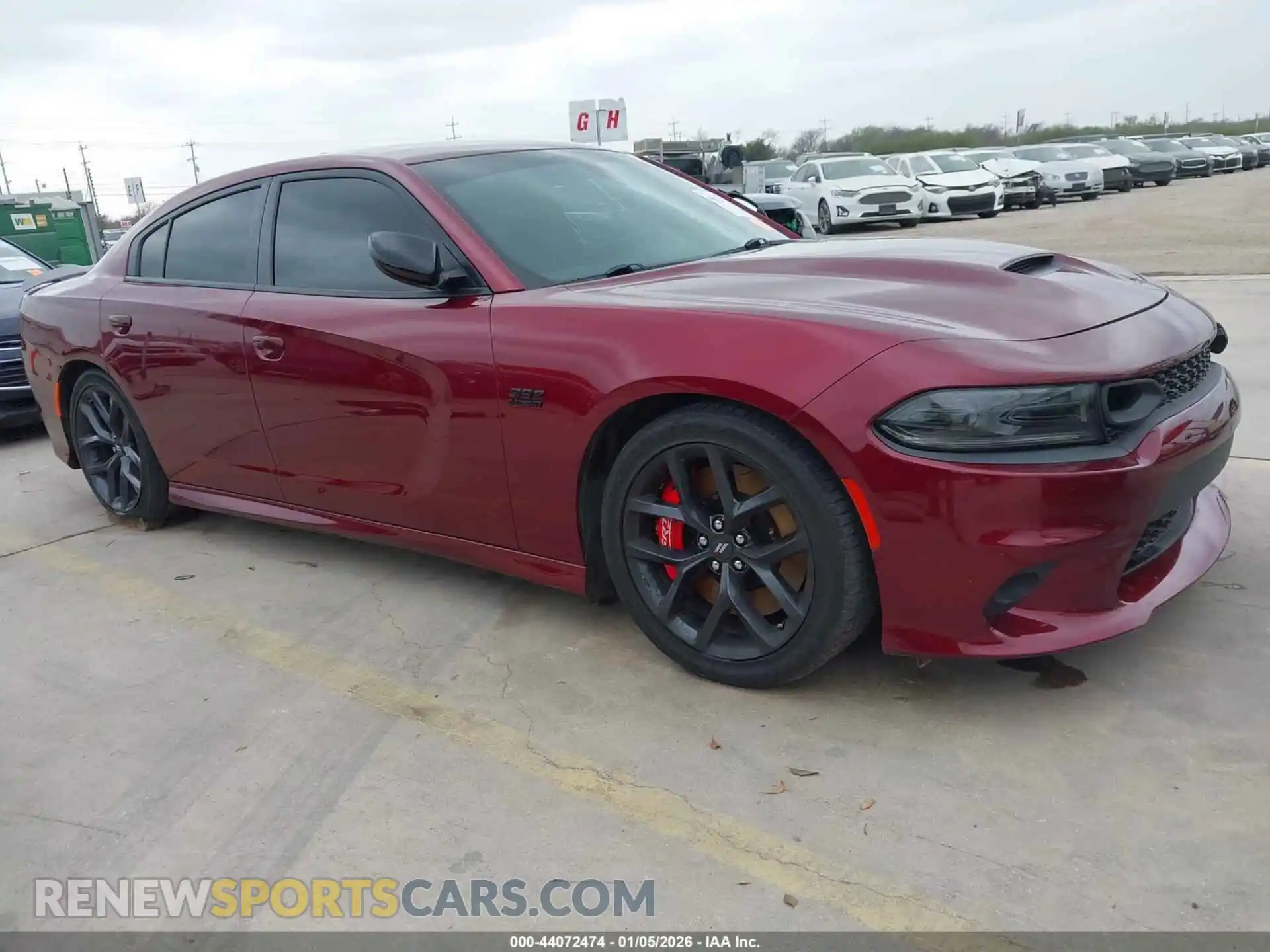 1 Photograph of a damaged car 2C3CDXHG9PH603650 DODGE CHARGER 2023