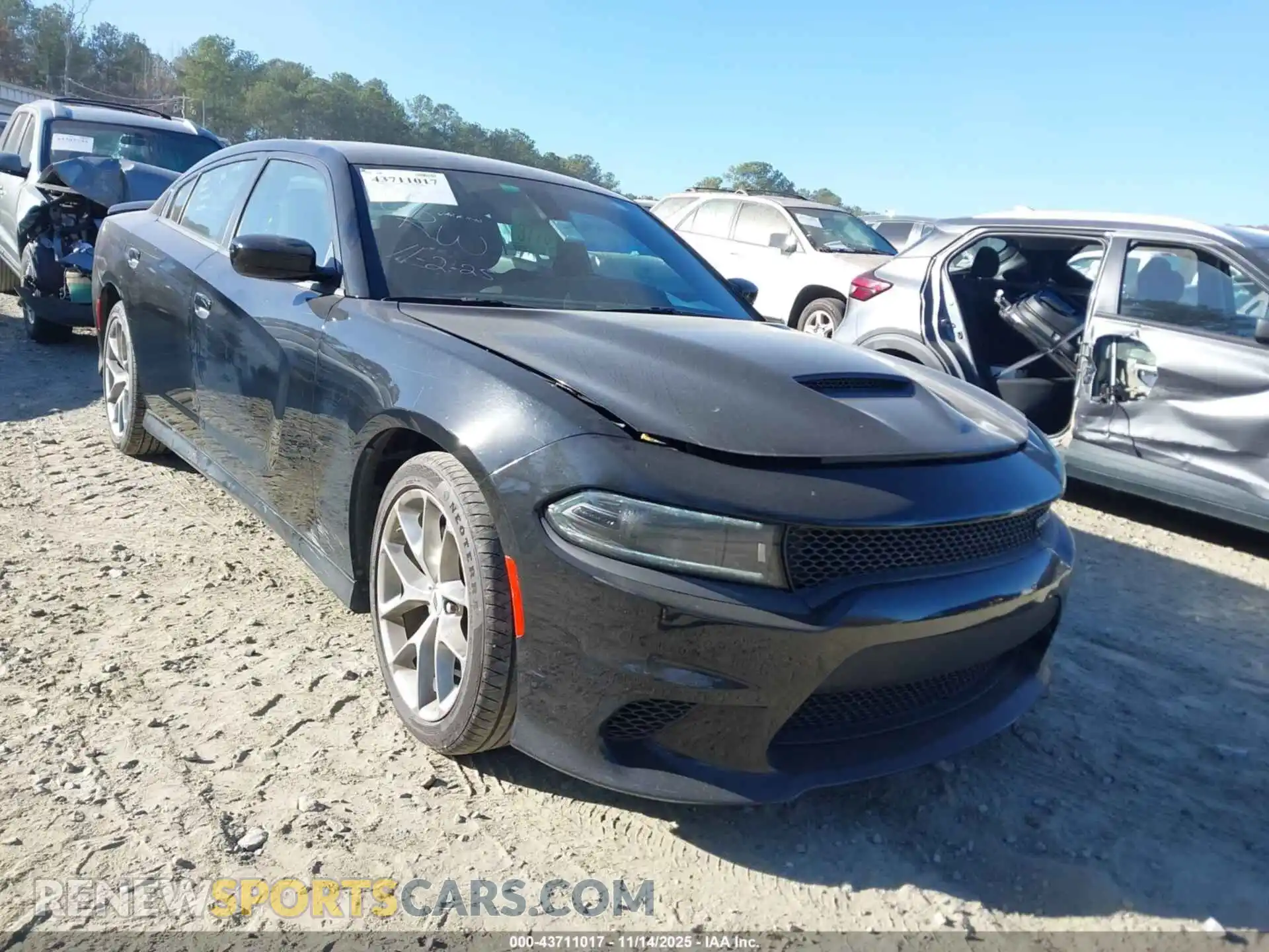 1 Photograph of a damaged car 2C3CDXHG9PH615457 DODGE CHARGER 2023