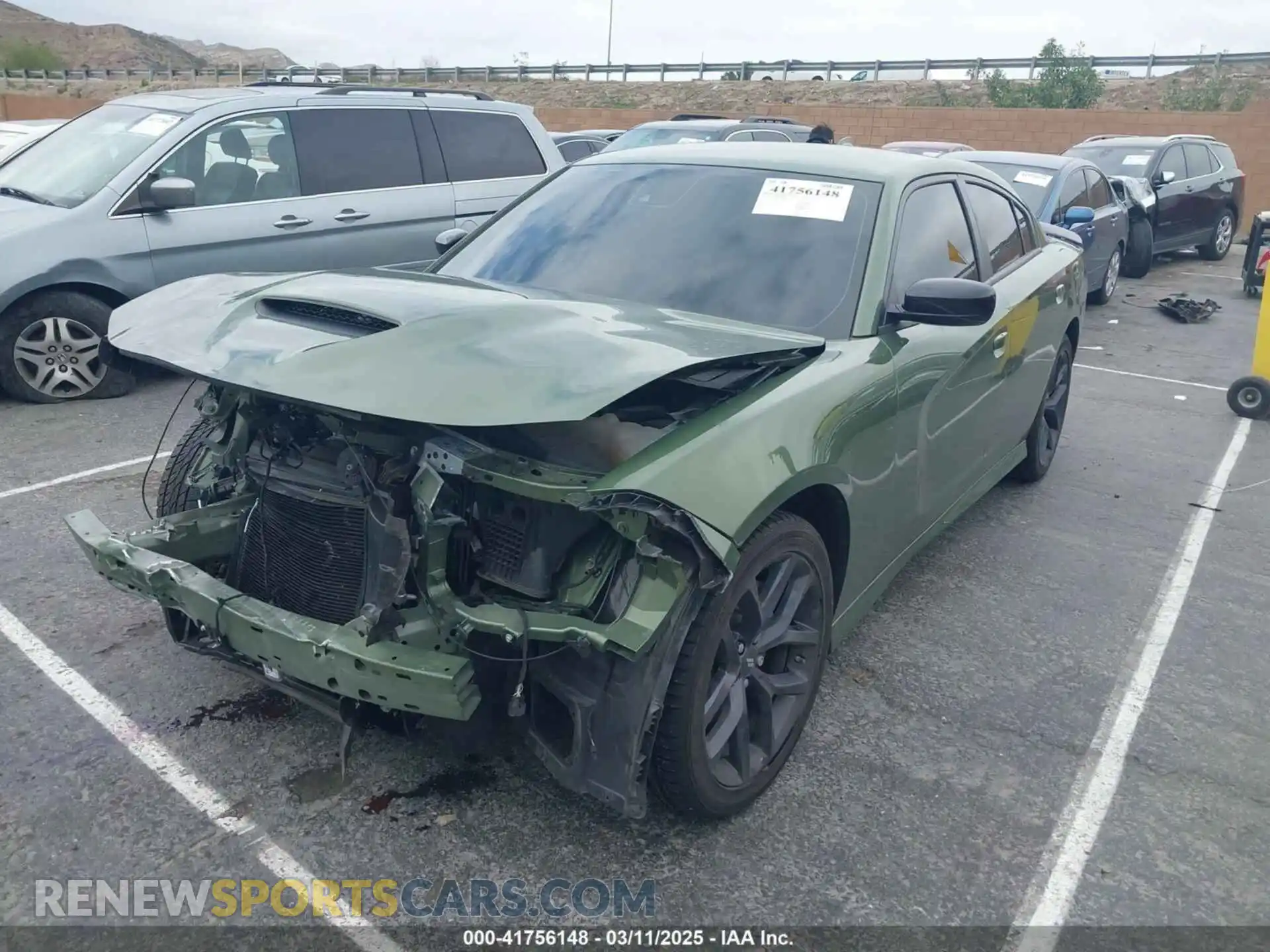 2 Photograph of a damaged car 2C3CDXHG9PH655862 DODGE CHARGER 2023