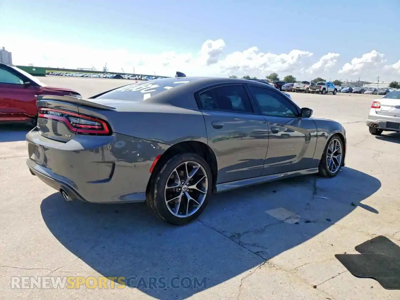 3 fotografías del automóvil dañado 2C3CDXHGXPH690605 DODGE CHARGER 2023