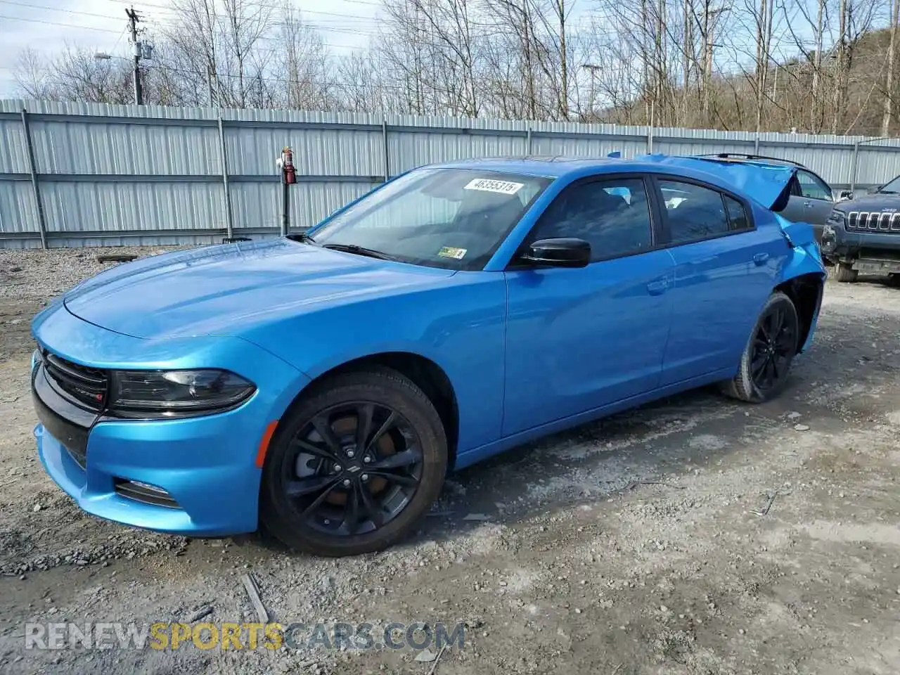 1 Photograph of a damaged car 2C3CDXJG0PH624011 DODGE CHARGER 2023
