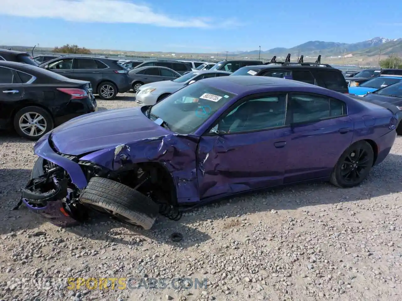 1 Photograph of a damaged car 2C3CDXJG0PH657526 DODGE CHARGER 2023