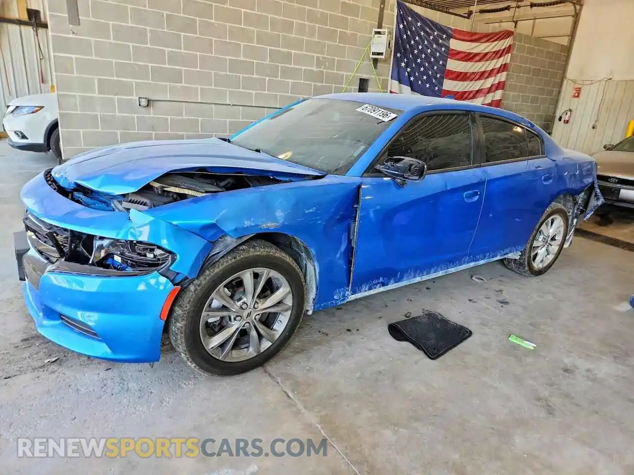 1 Фотография поврежденного автомобиля 2C3CDXJG3PH620079 DODGE CHARGER 2023