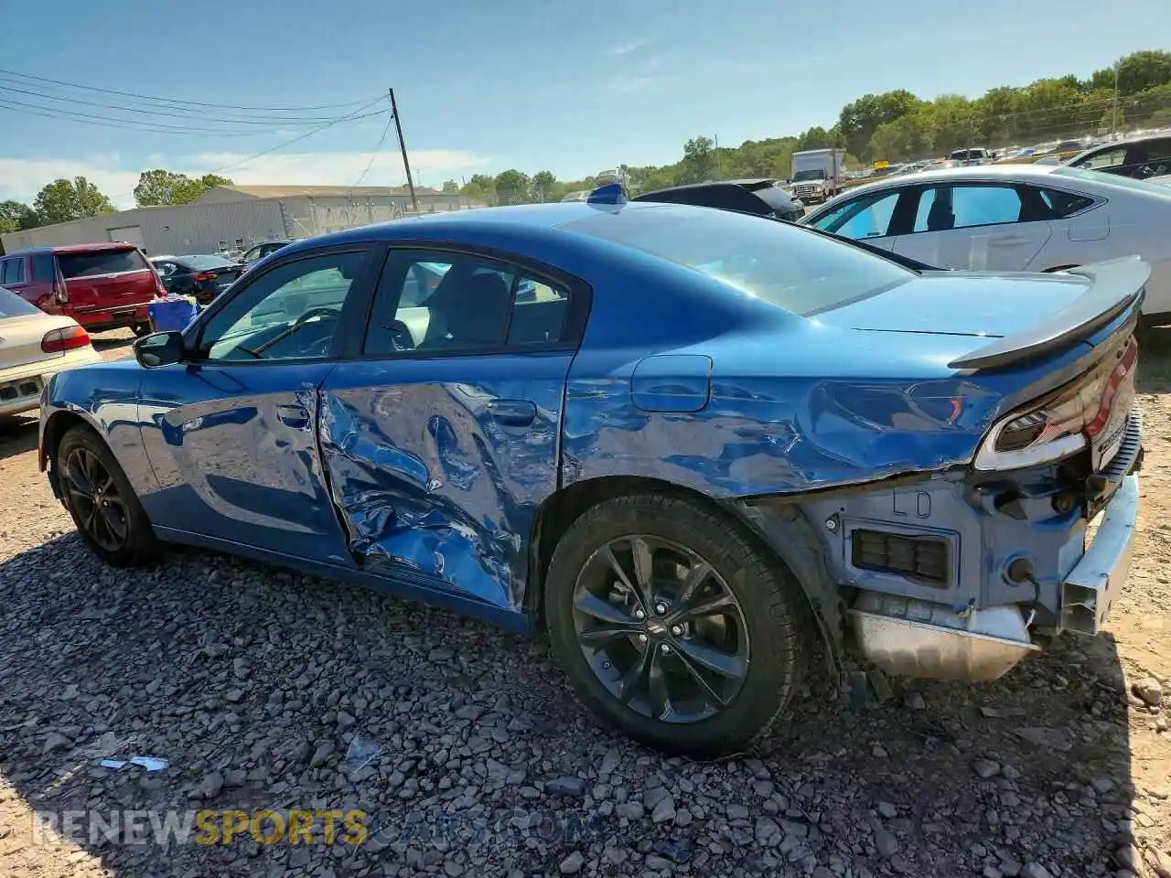 2 Фотография поврежденного автомобиля 2C3CDXJG3PH636878 DODGE CHARGER 2023