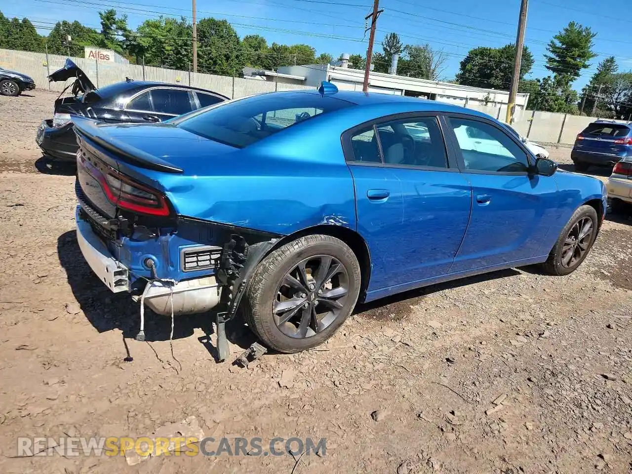 3 Фотография поврежденного автомобиля 2C3CDXJG3PH636878 DODGE CHARGER 2023