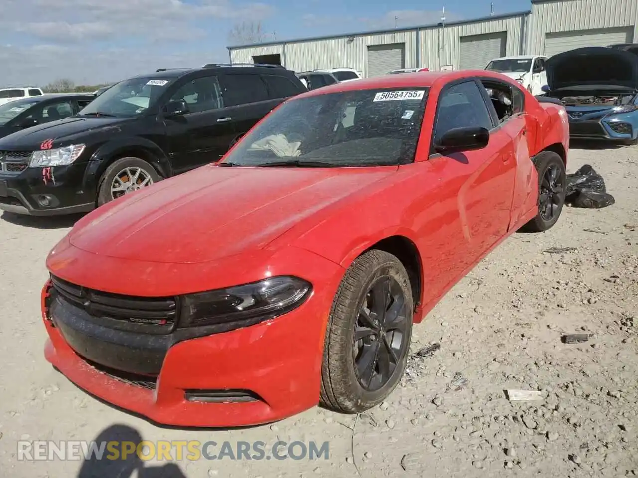 1 Photograph of a damaged car 2C3CDXJG7PH704924 DODGE CHARGER 2023