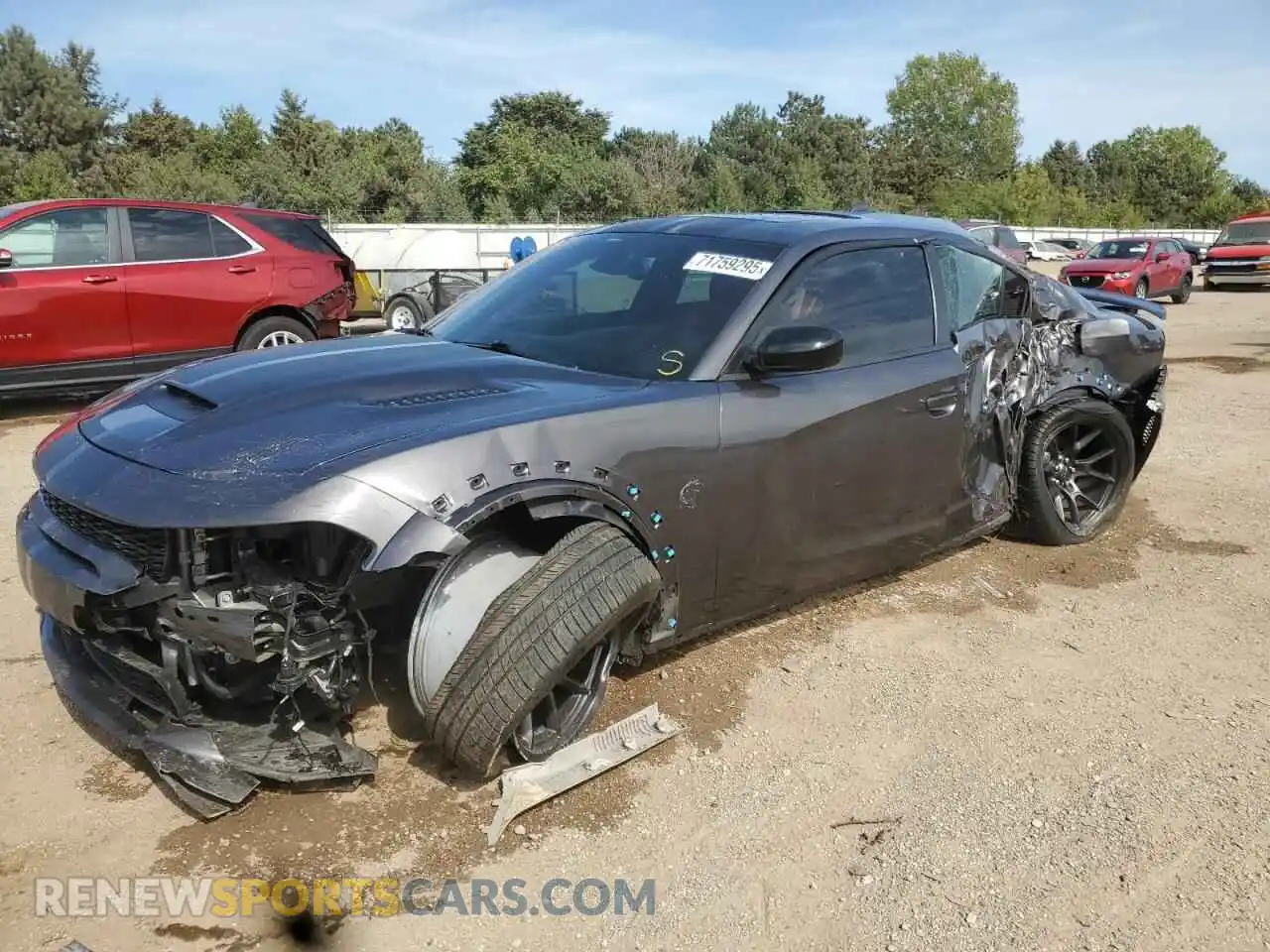 1 Photograph of a damaged car 2C3CDXL92PH539783 DODGE CHARGER 2023