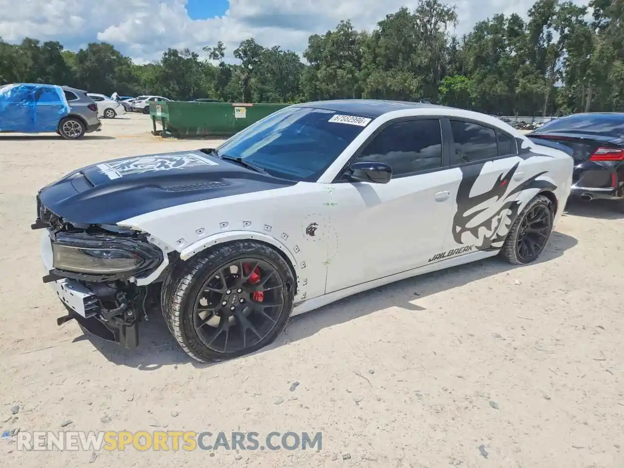 1 Photograph of a damaged car 2C3CDXL9XPH638447 DODGE CHARGER 2023