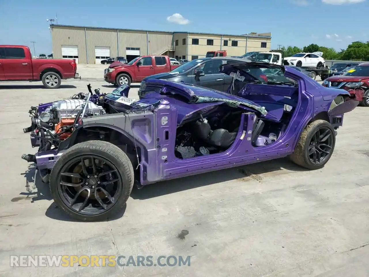 1 Photograph of a damaged car 2C3CDXL9XPH681380 DODGE CHARGER 2023