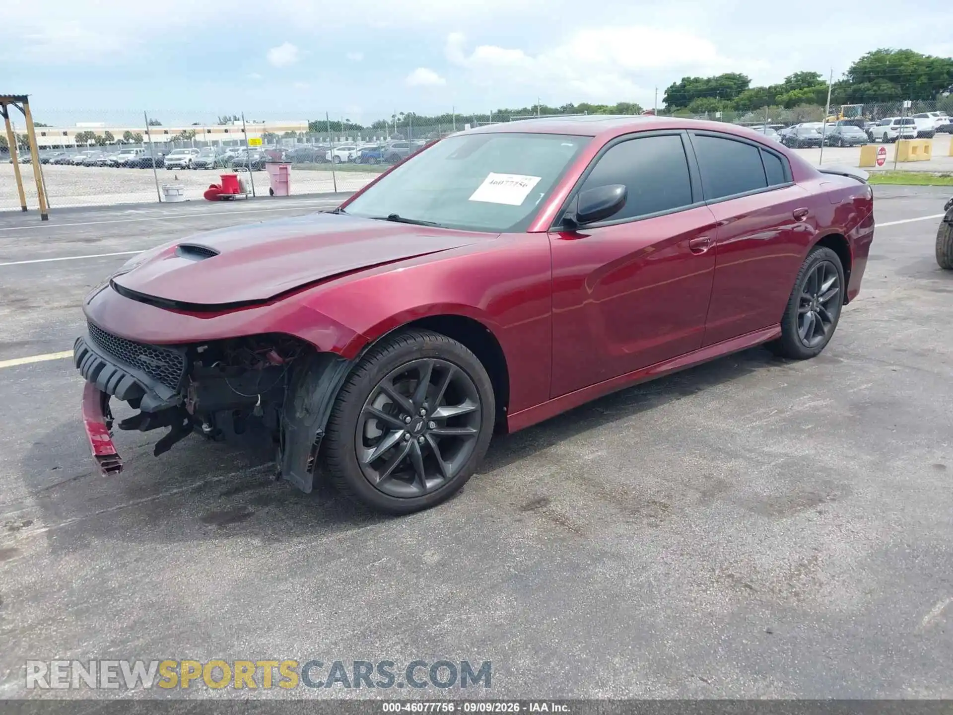 2 fotografías del automóvil dañado 2C3CDXMG5PH585086 DODGE CHARGER 2023