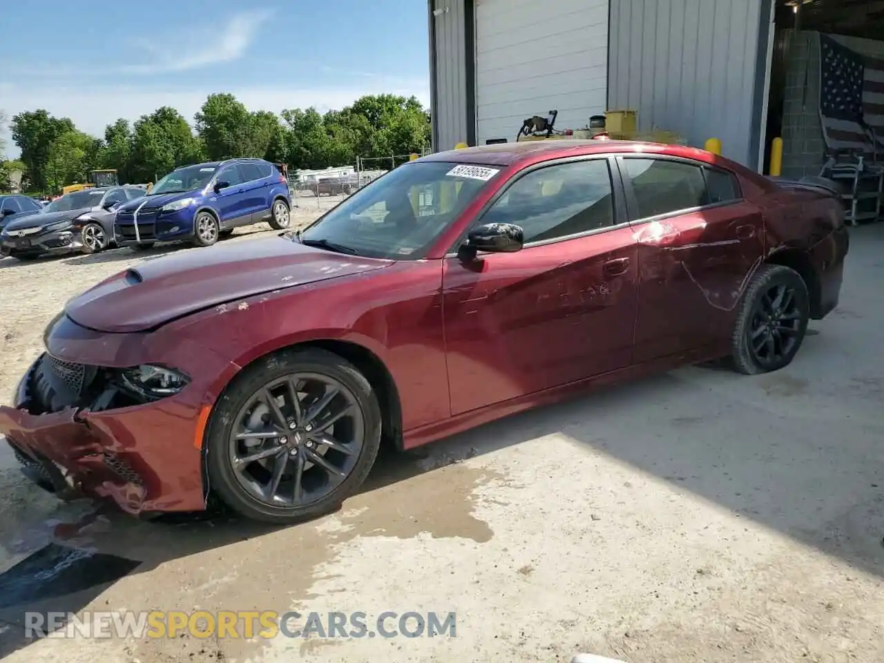 1 Photograph of a damaged car 2C3CDXMG5PH620872 DODGE CHARGER 2023
