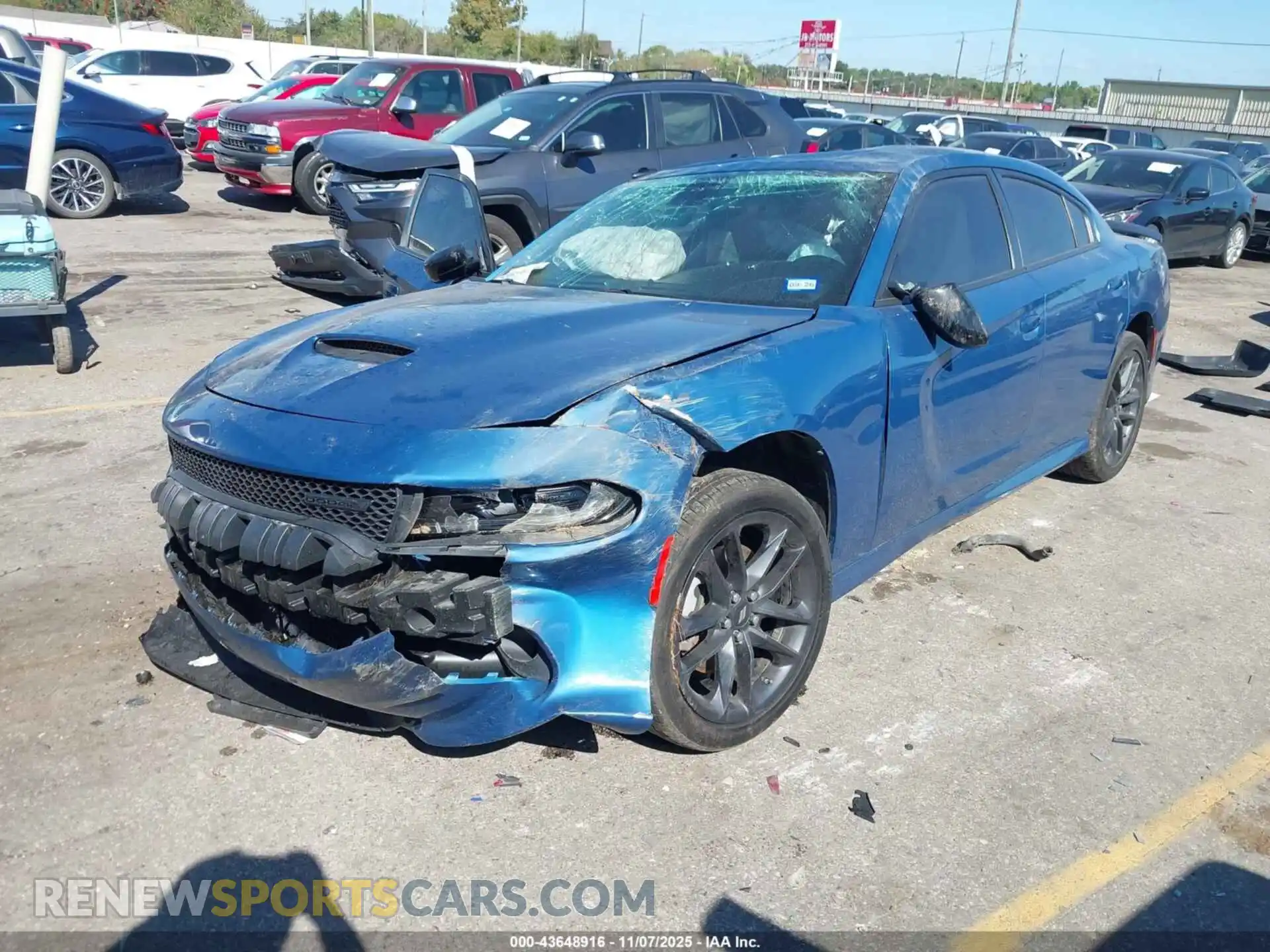 2 Photograph of a damaged car 2C3CDXMG6PH536656 DODGE CHARGER 2023