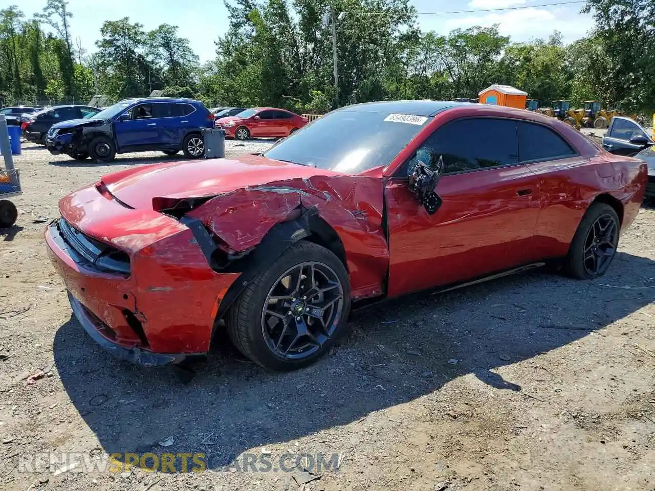 1 Photograph of a damaged car 2C3CDBCK7RR206515 DODGE CHARGER 2024