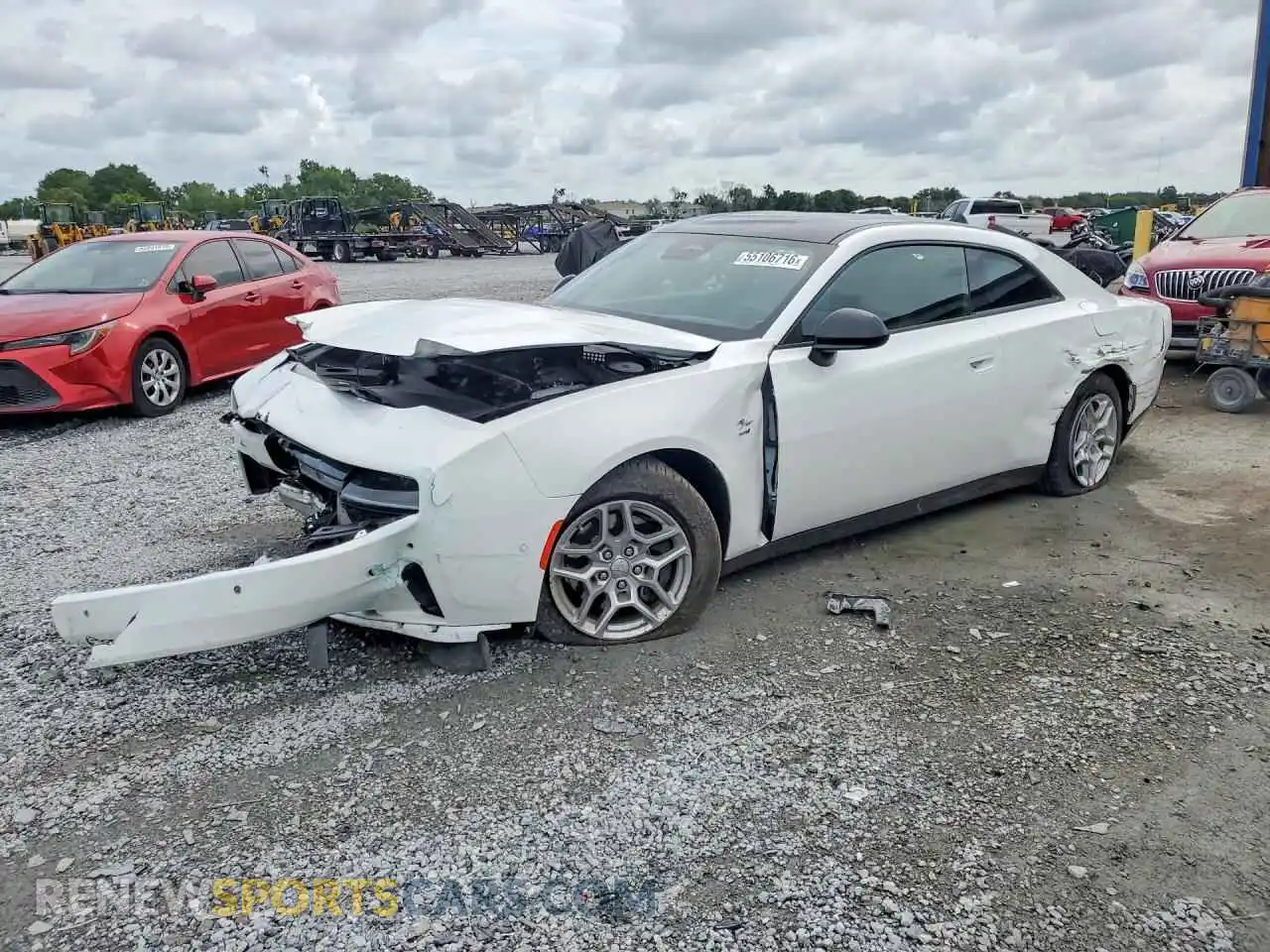 1 Photograph of a damaged car 2C3CDBCKXSR559949 DODGE CHARGER 2025
