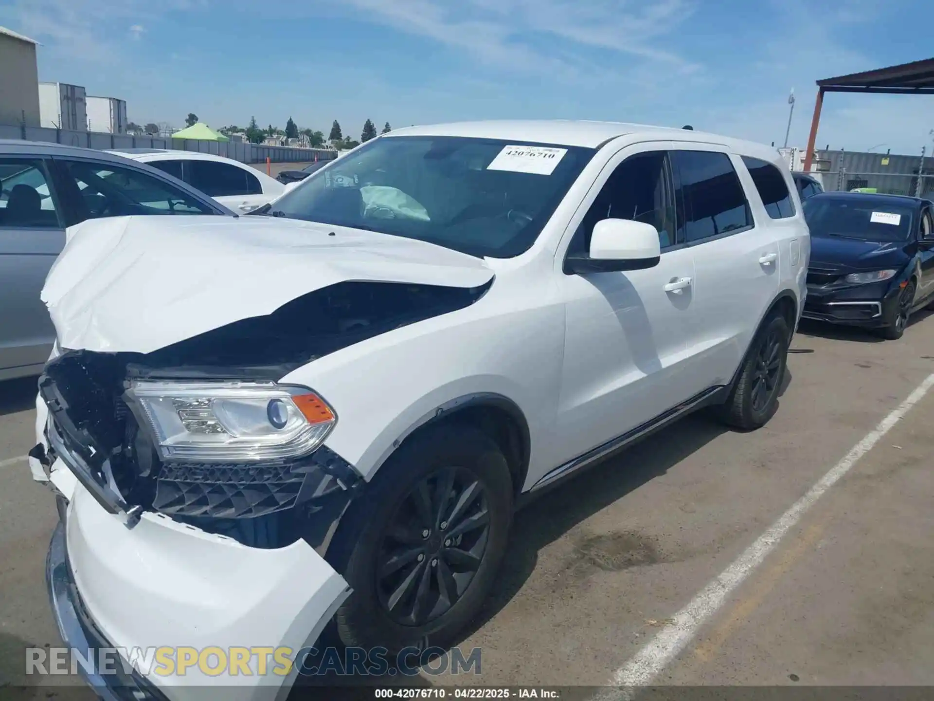 2 Photograph of a damaged car 1C4RDHAG6KC824589 DODGE DURANGO 2019