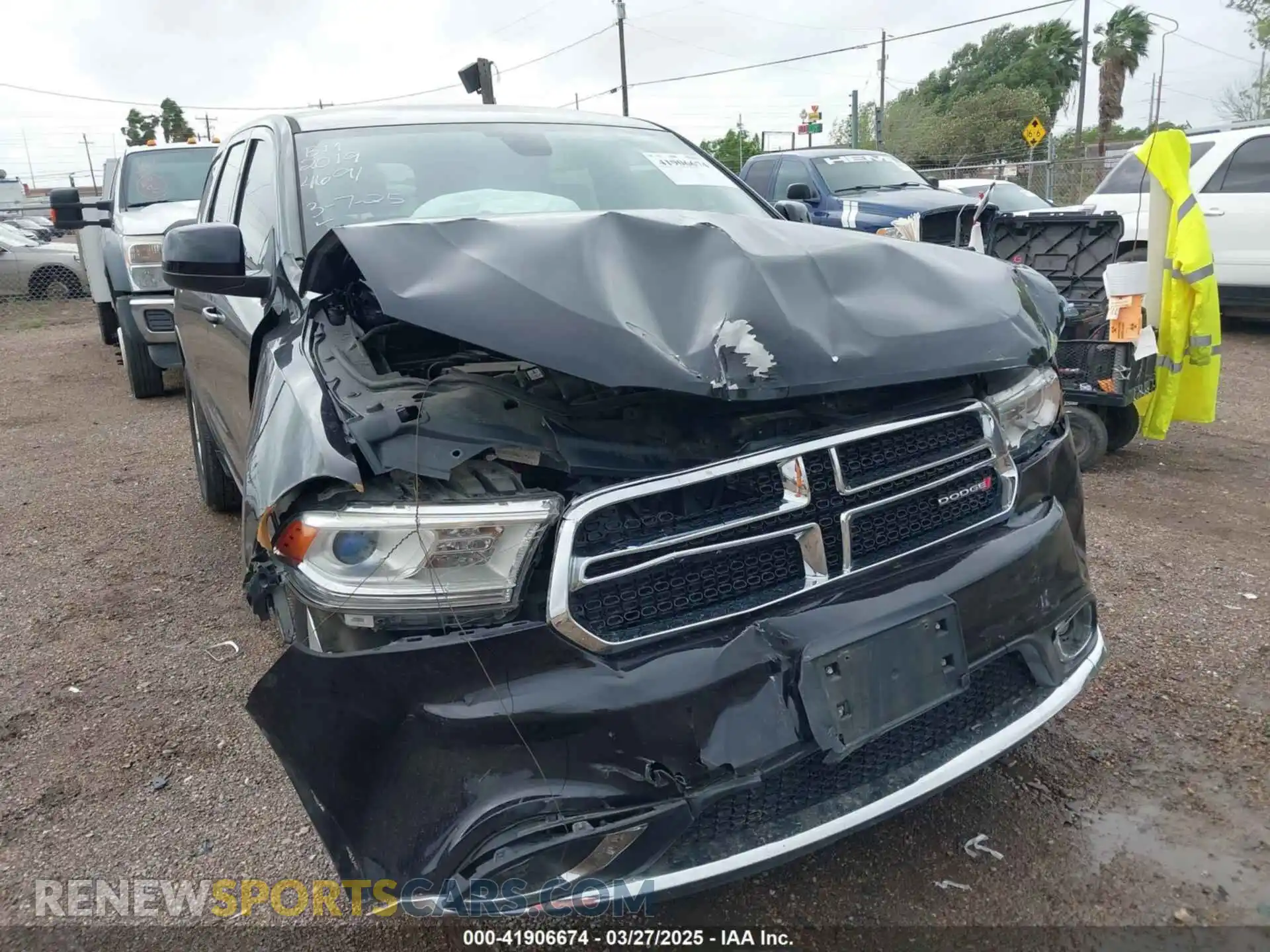 1 Photograph of a damaged car 1C4RDHAG8KC684691 DODGE DURANGO 2019
