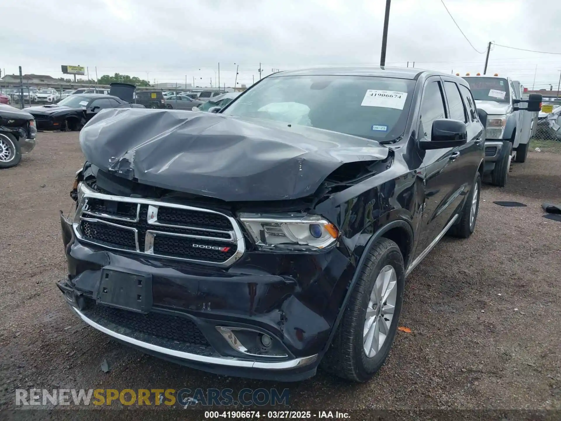 2 Photograph of a damaged car 1C4RDHAG8KC684691 DODGE DURANGO 2019