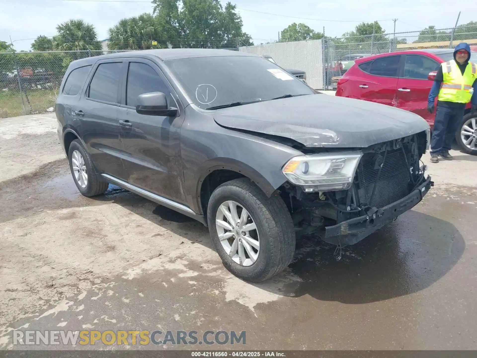 1 Photograph of a damaged car 1C4RDHAG9KC701000 DODGE DURANGO 2019