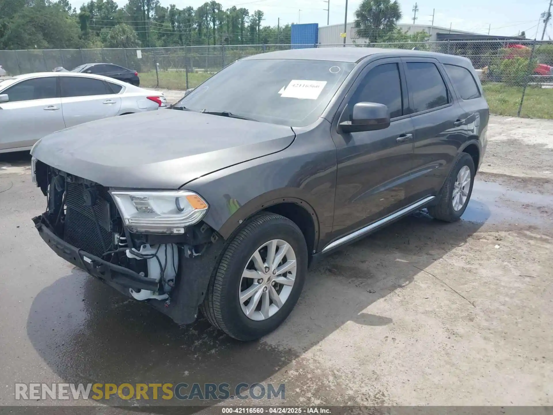 2 Photograph of a damaged car 1C4RDHAG9KC701000 DODGE DURANGO 2019