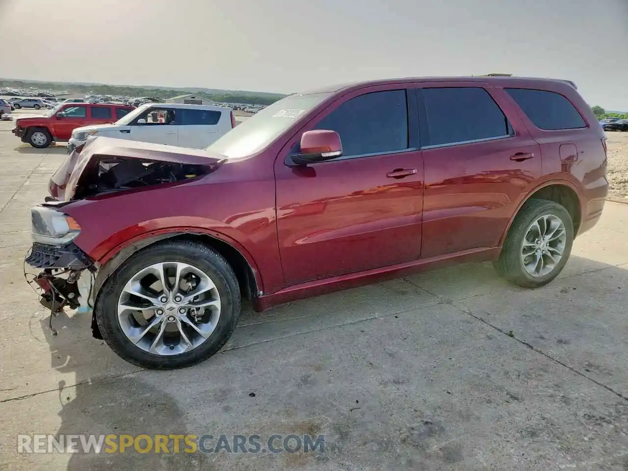 1 Photograph of a damaged car 1C4RDHDG4KC690953 DODGE DURANGO 2019