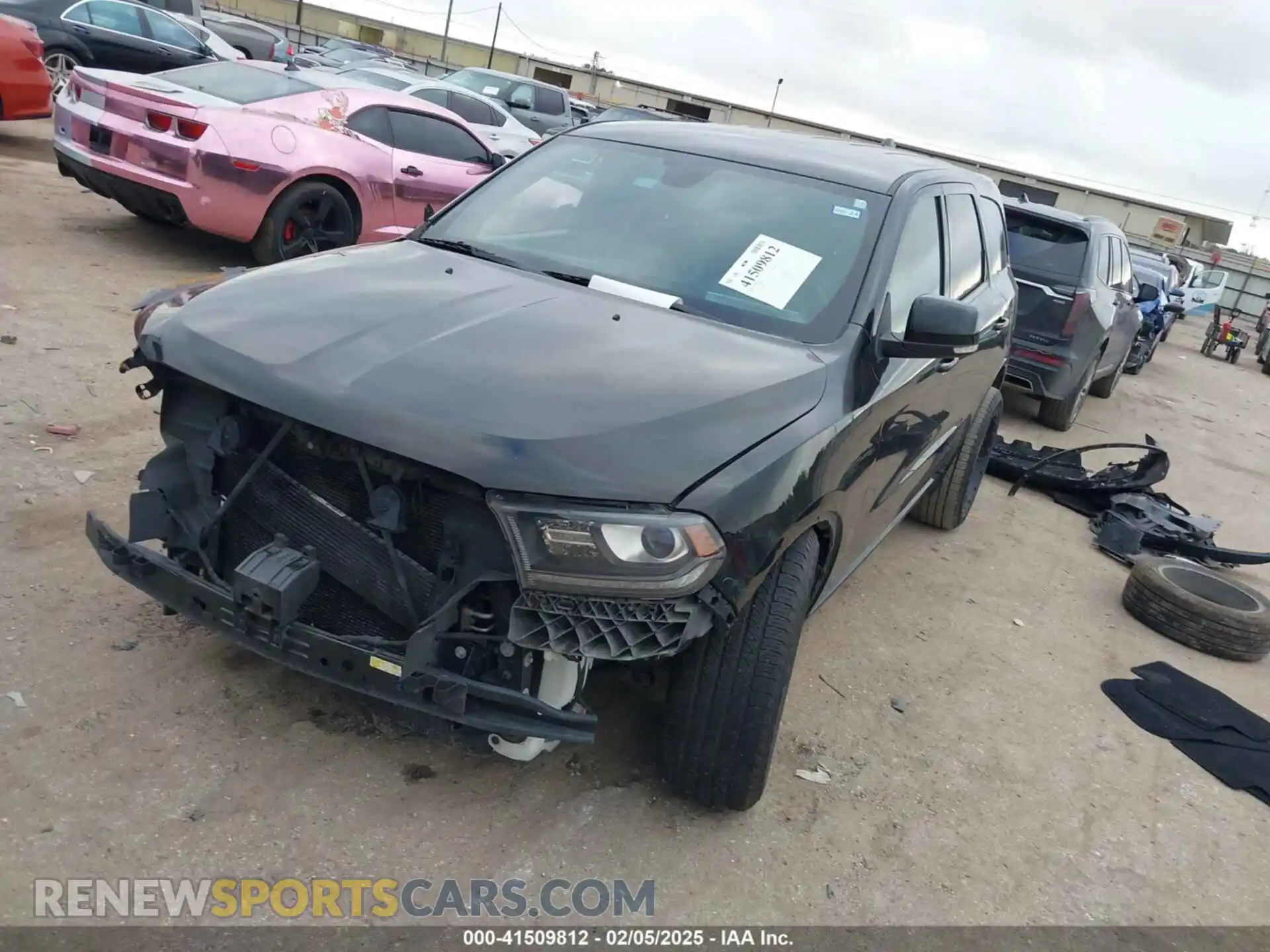 2 fotografías del automóvil dañado 1C4RDHDG6KC721278 DODGE DURANGO 2019