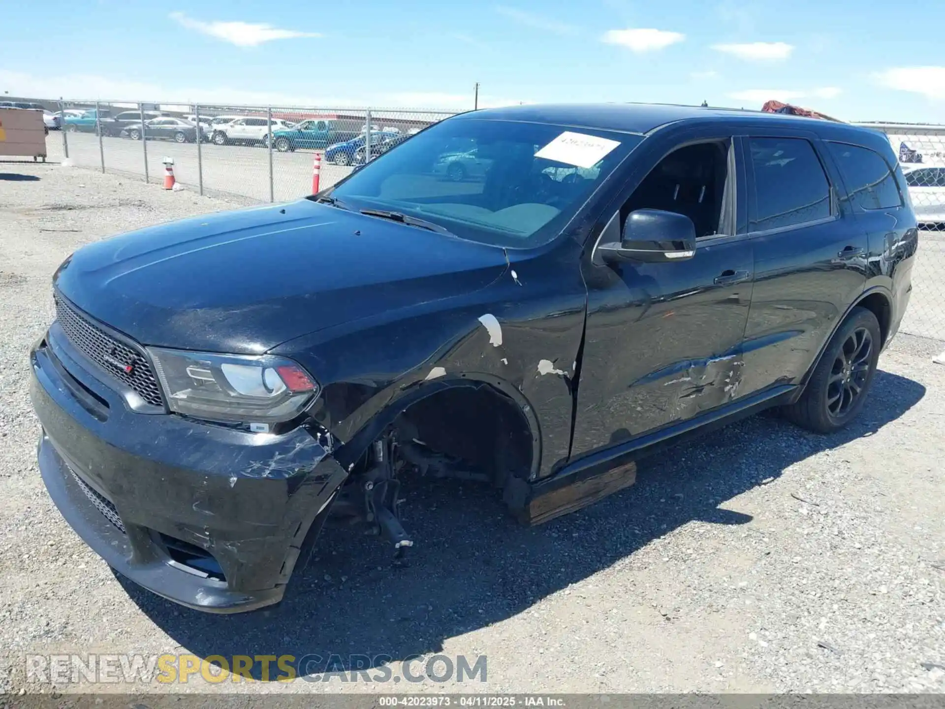 2 Photograph of a damaged car 1C4RDHDG9KC598768 DODGE DURANGO 2019