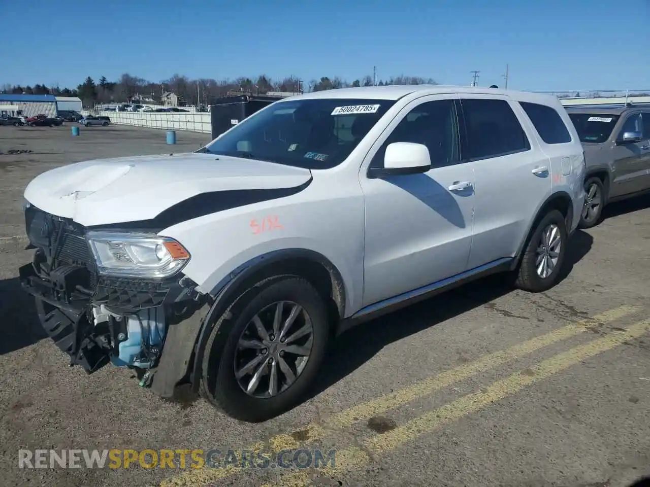1 Photograph of a damaged car 1C4RDJAG3KC622770 DODGE DURANGO 2019
