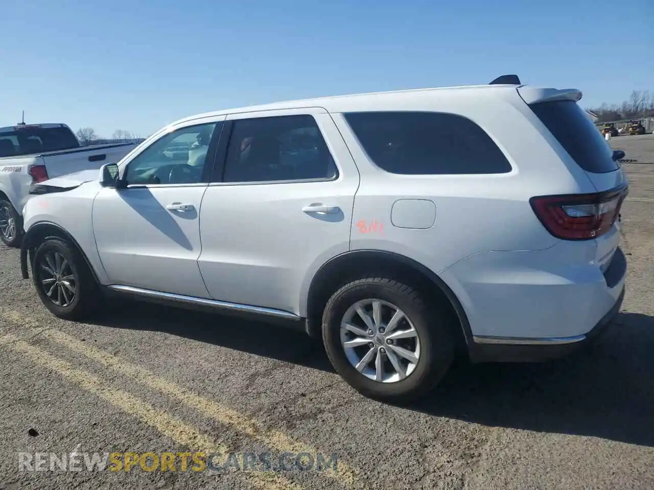 2 Photograph of a damaged car 1C4RDJAG3KC622770 DODGE DURANGO 2019