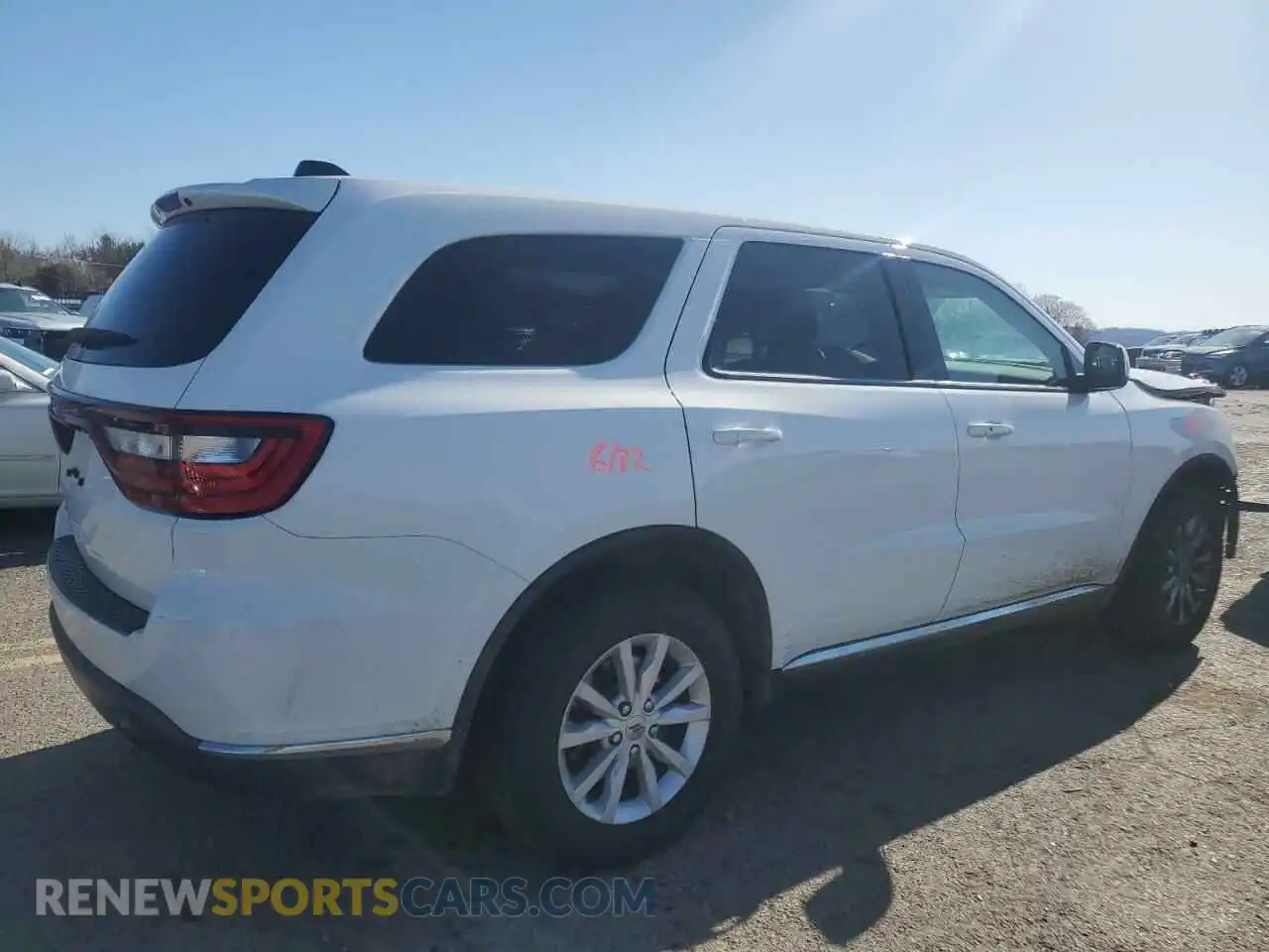 3 Photograph of a damaged car 1C4RDJAG3KC622770 DODGE DURANGO 2019