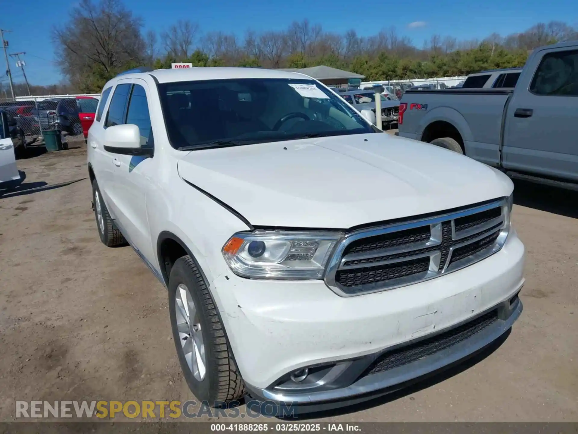 1 Photograph of a damaged car 1C4RDJAG8KC739065 DODGE DURANGO 2019