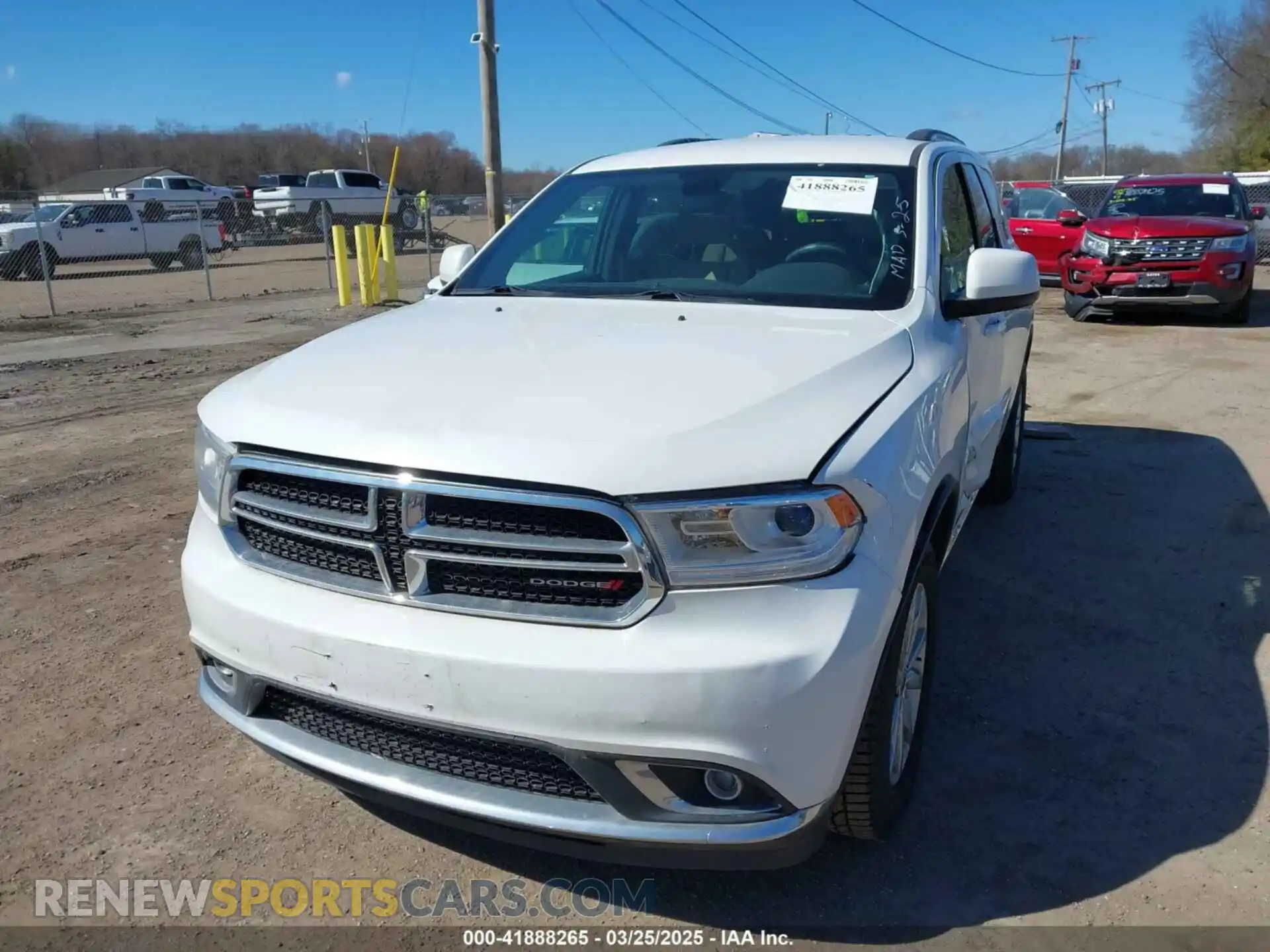 2 Photograph of a damaged car 1C4RDJAG8KC739065 DODGE DURANGO 2019