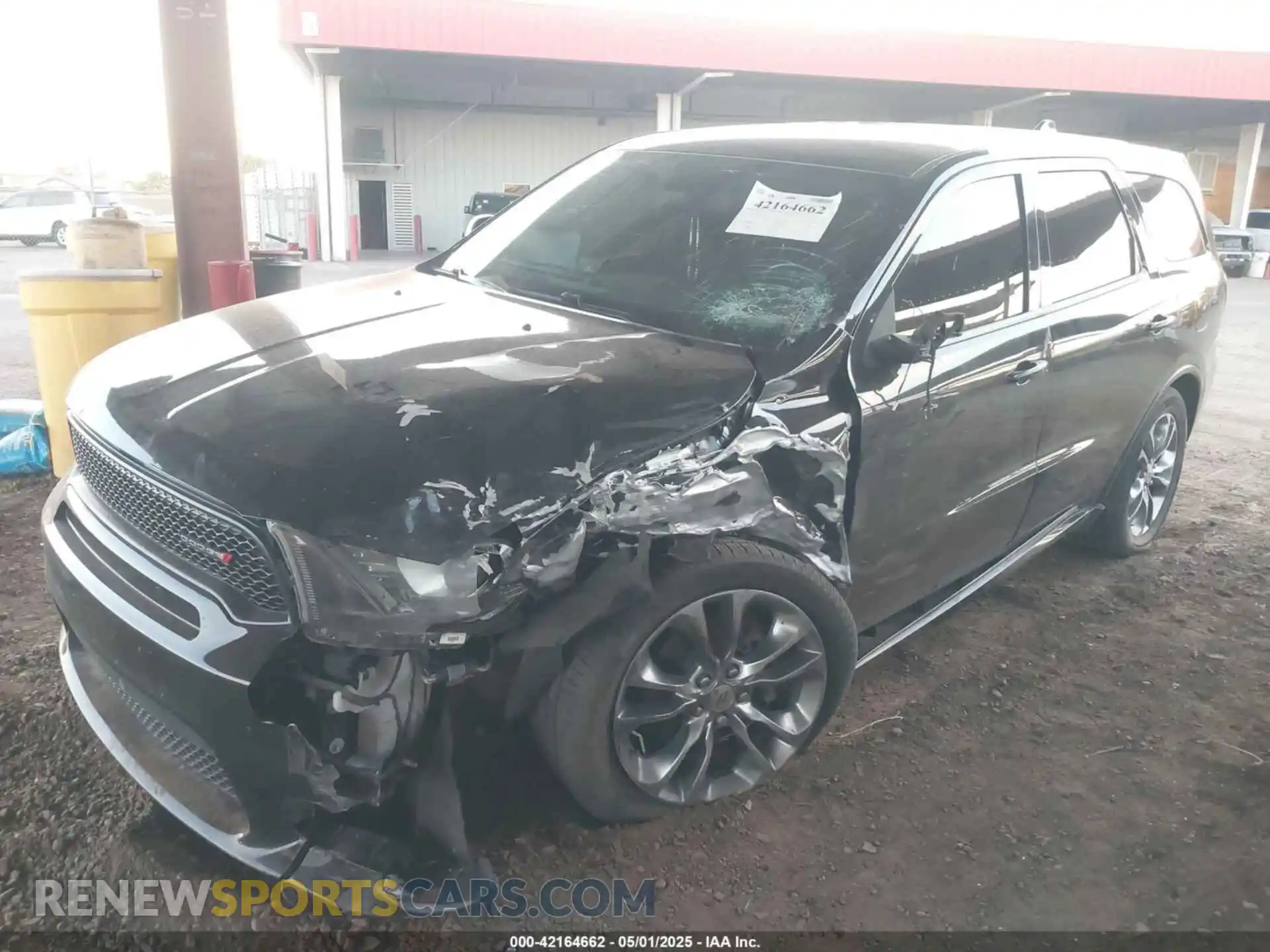 2 Photograph of a damaged car 1C4RDJDG0KC744224 DODGE DURANGO 2019