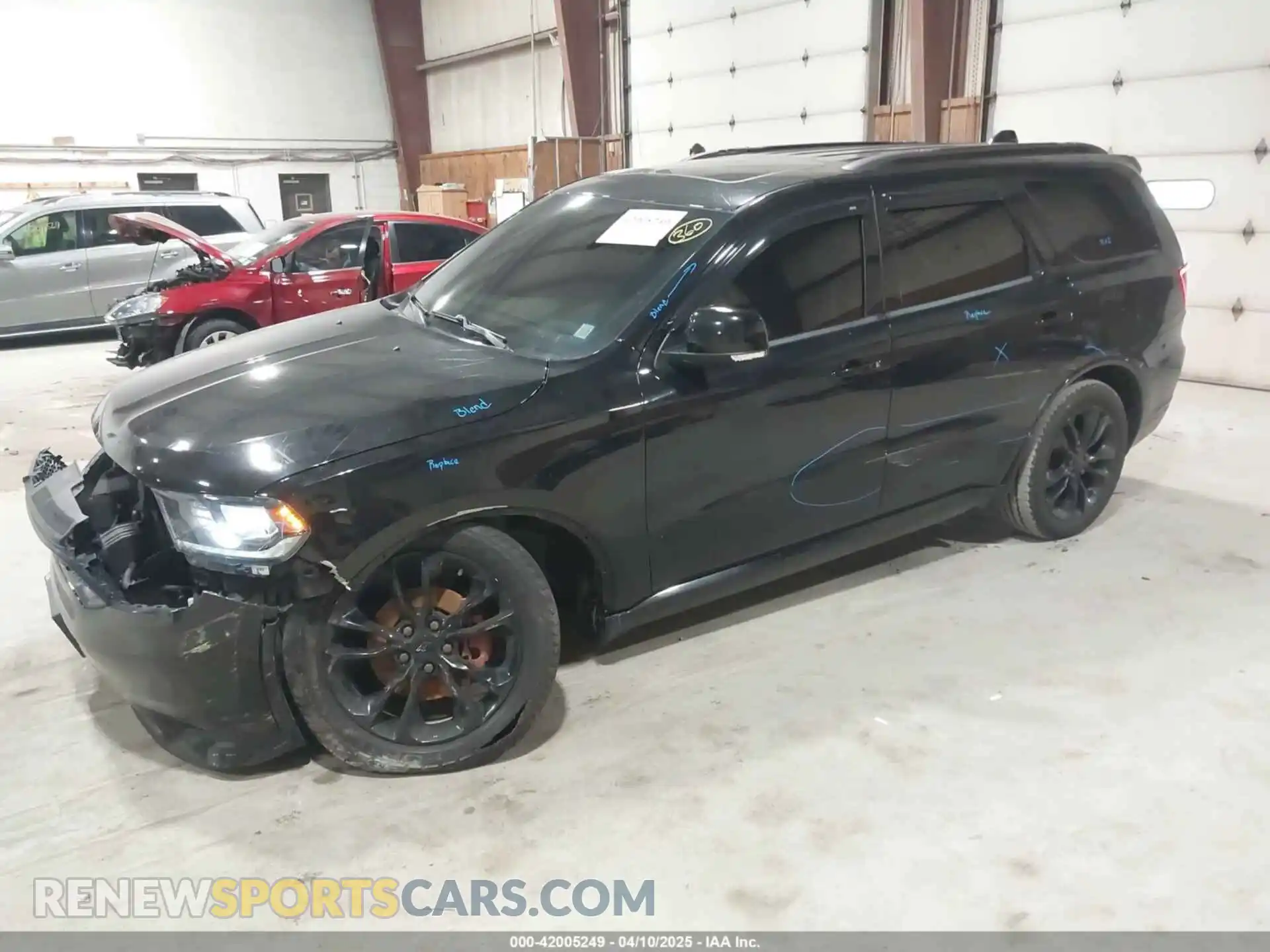 2 Photograph of a damaged car 1C4RDJDG1KC576335 DODGE DURANGO 2019