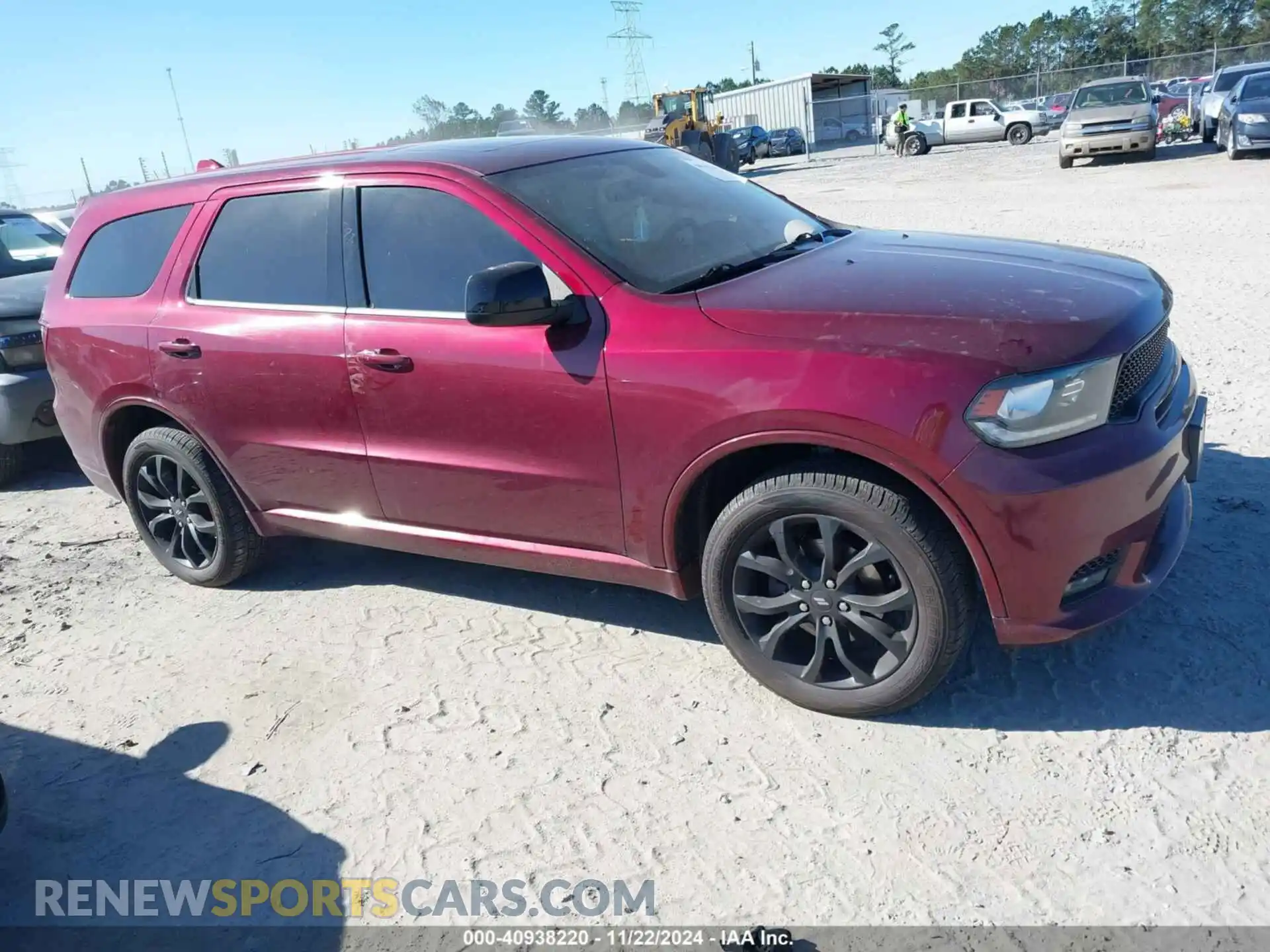 1 Photograph of a damaged car 1C4RDJDG2KC764023 DODGE DURANGO 2019