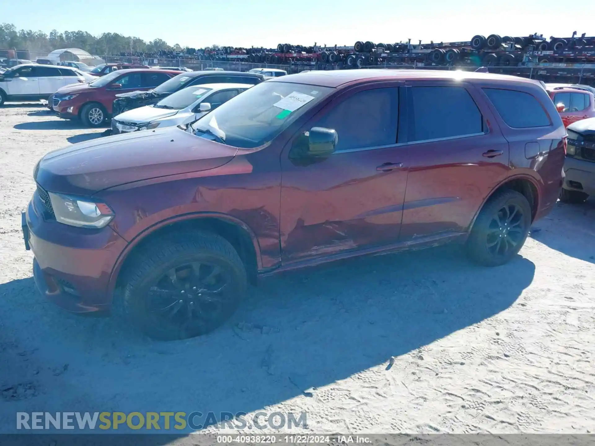 2 Photograph of a damaged car 1C4RDJDG2KC764023 DODGE DURANGO 2019
