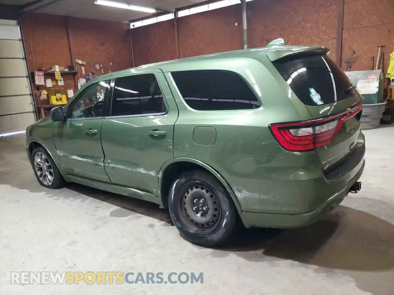 2 fotografías del automóvil dañado 1C4RDJDG3KC739275 DODGE DURANGO 2019