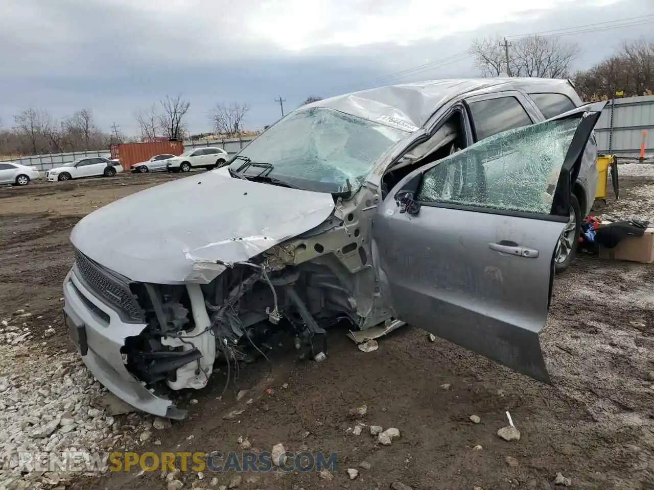1 Photograph of a damaged car 1C4RDJDG3KC768694 DODGE DURANGO 2019