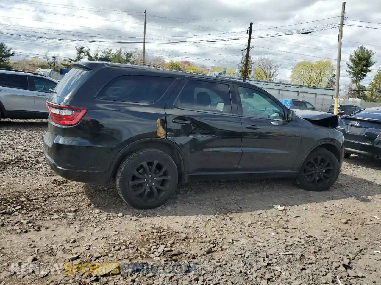 3 Photograph of a damaged car 1C4RDJDG3KC848321 DODGE DURANGO 2019