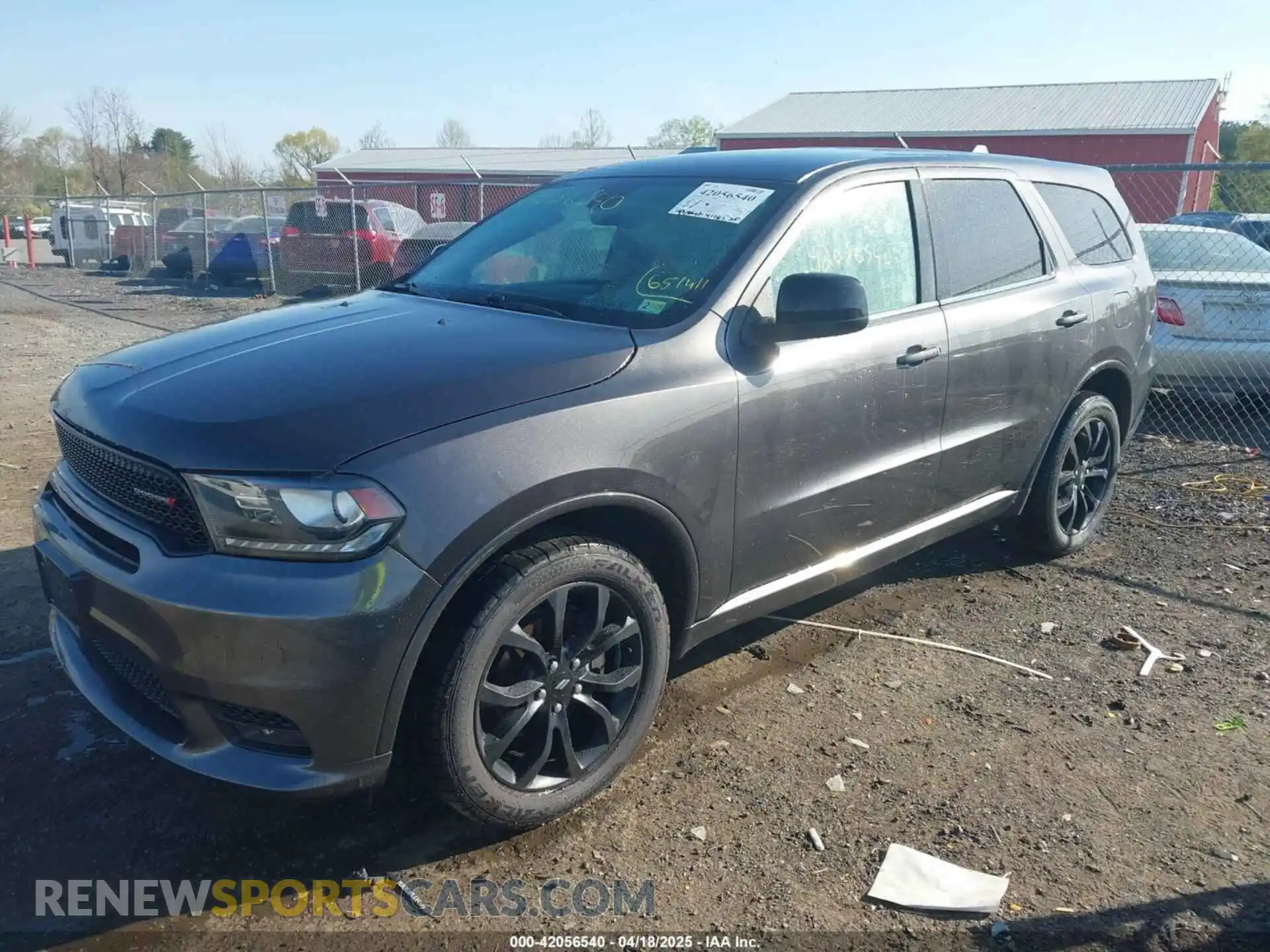 2 Photograph of a damaged car 1C4RDJDG5KC651411 DODGE DURANGO 2019
